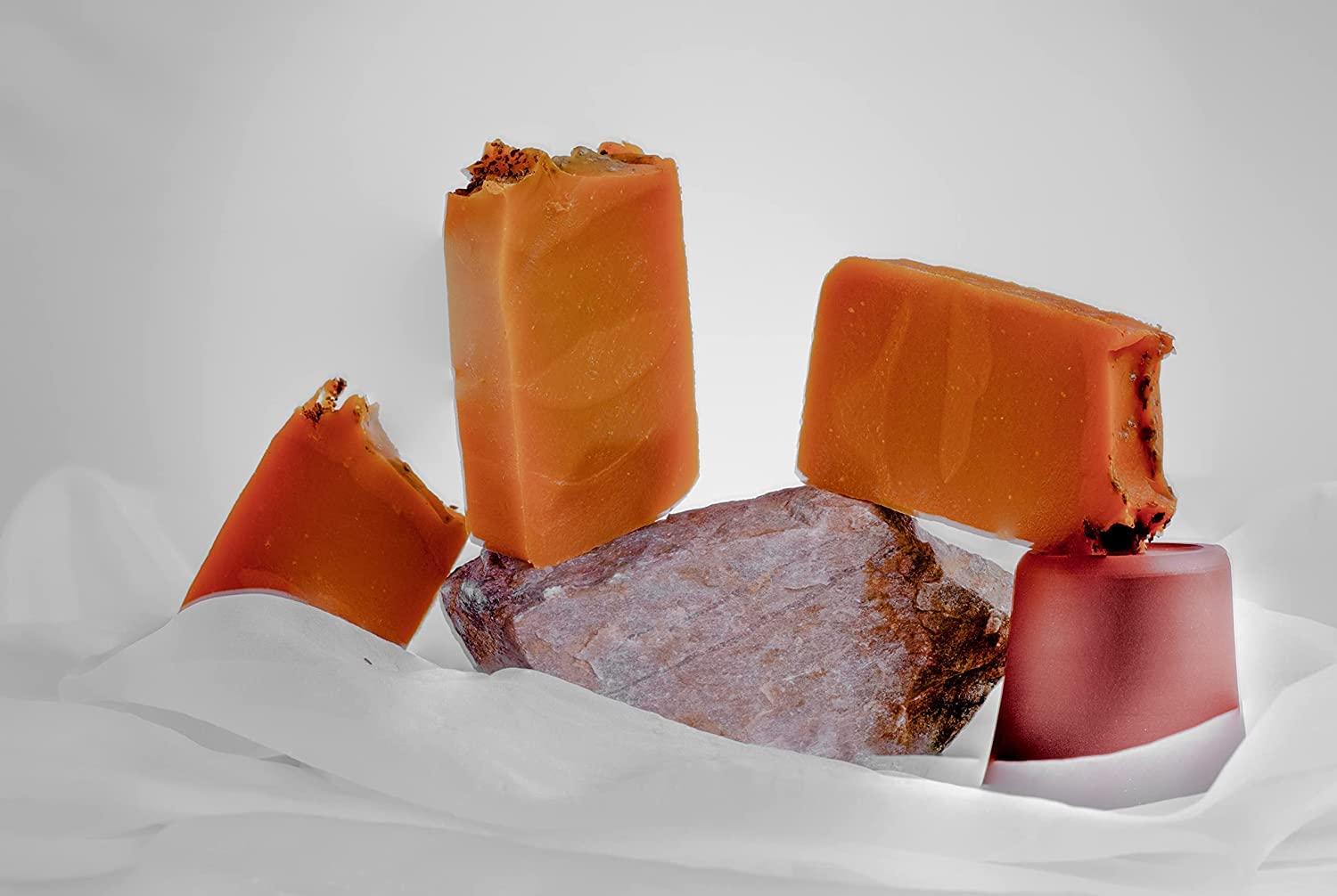 Organic Natural Skin Soap Bar - Peacock Box Regulae (Orange, Patchouli & Cinnamon Scent) for Daily Cleansing, Moisturizing & Aromatherapy - Perfect for Shower, Bath & Gift Giving