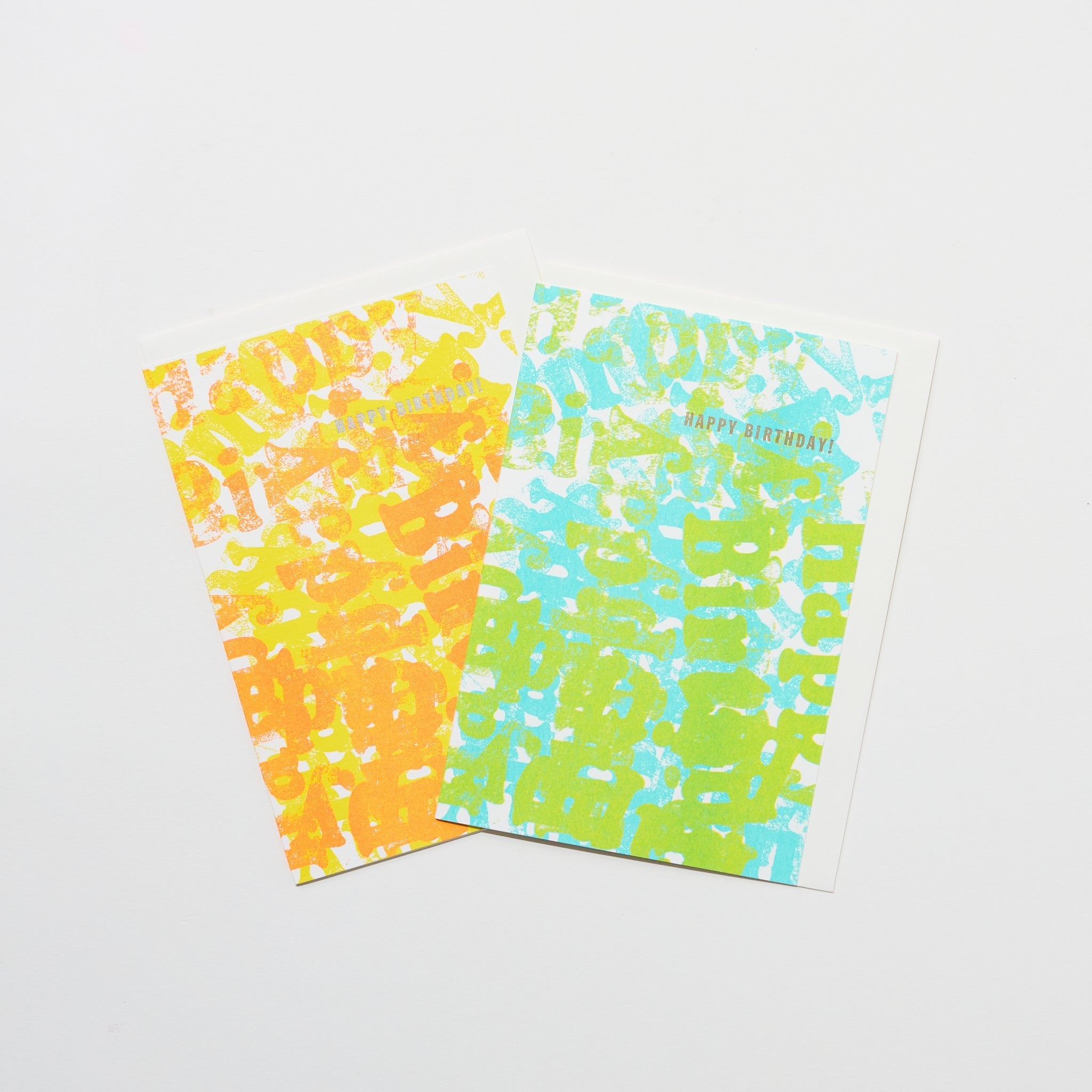 Happy Birthday Letter Stamp Card - Custom Letterpress Letters for DIY Greeting Cards & Invitations - Perfect for Handmade Cards, Scrapbooking & Party Decorations