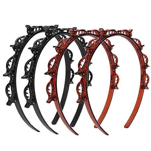 4 Pack Unisex Non-Slip Elastic Headbands - Fashionable Multilayer Hollow Woven Hair Hoops for Women & Men - Perfect for Sports, Workouts, Yoga, and Everyday Styling
