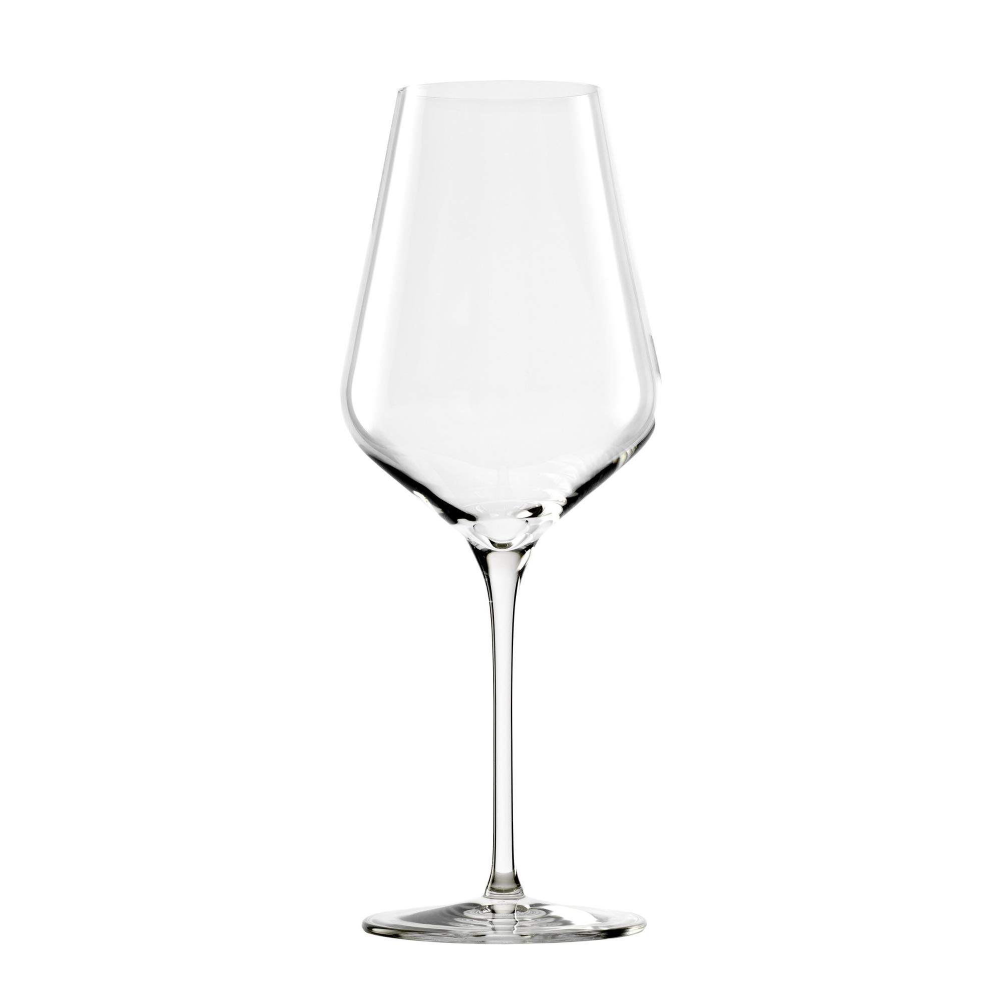Premium Stolzle Lausitz Quatrophil German Crystal Red Wine Glasses Set of 6 - Elegant Stemware for Fine Dining, Wine Tasting & Gift Giving