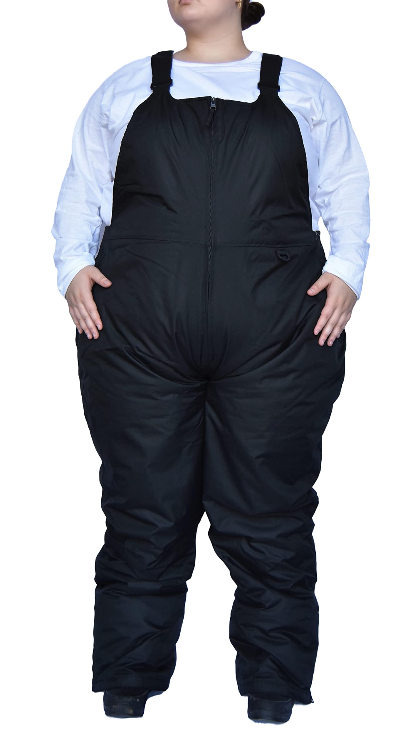 Women's Plus Size Snow Bibs 1X-6X - Waterproof Ski Pants with Higher Front for Winter Sports & Outdoor Activities | Snow Country Outerwear Vertex Collection for Skiing, Snowboarding & Cold Weather Adventures