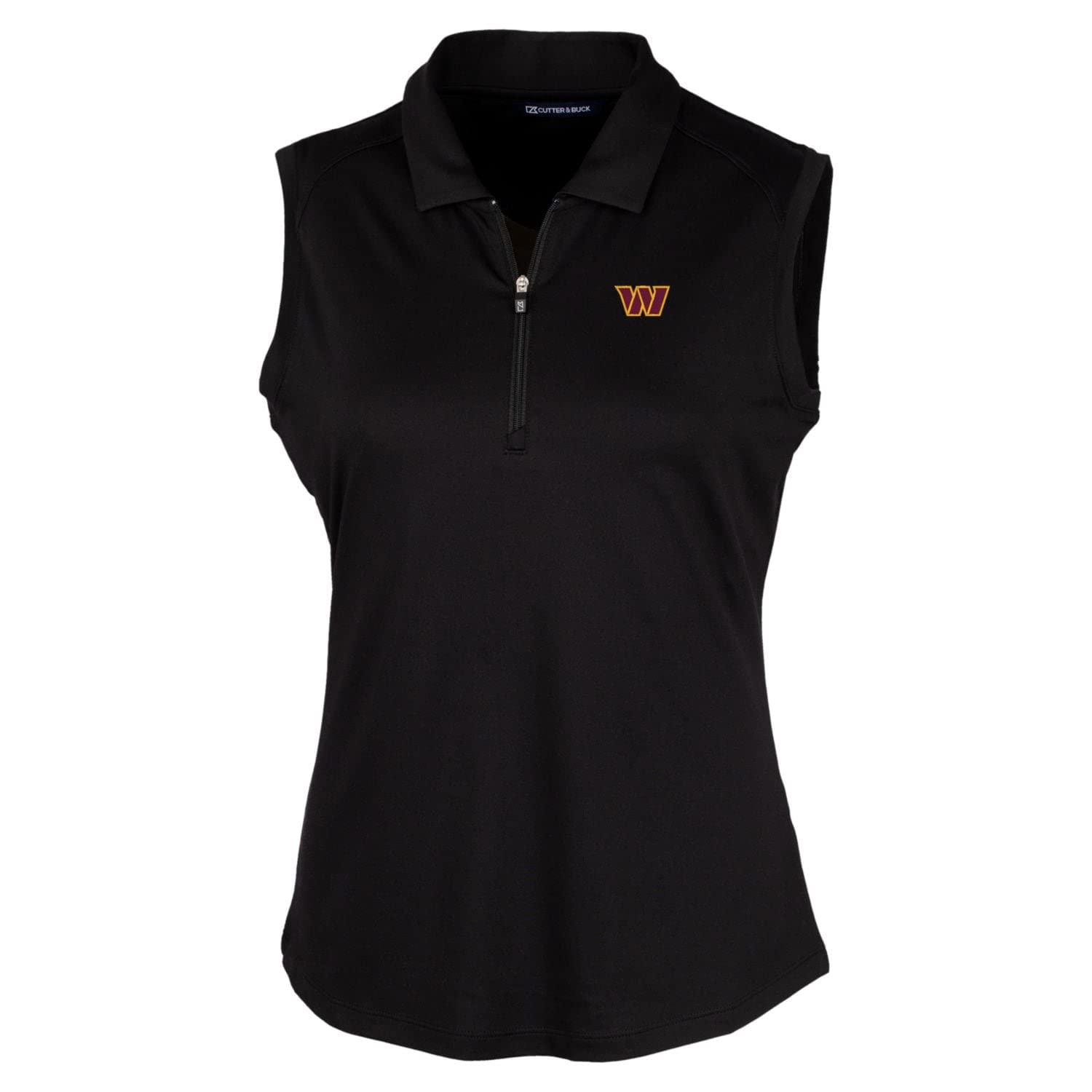 Cutter & Buck Women's NFL Forge Drytec Stretch Sleeveless Polo Shirt - Moisture-Wicking Performance Top for Football Fans, Gym & Outdoor Activities