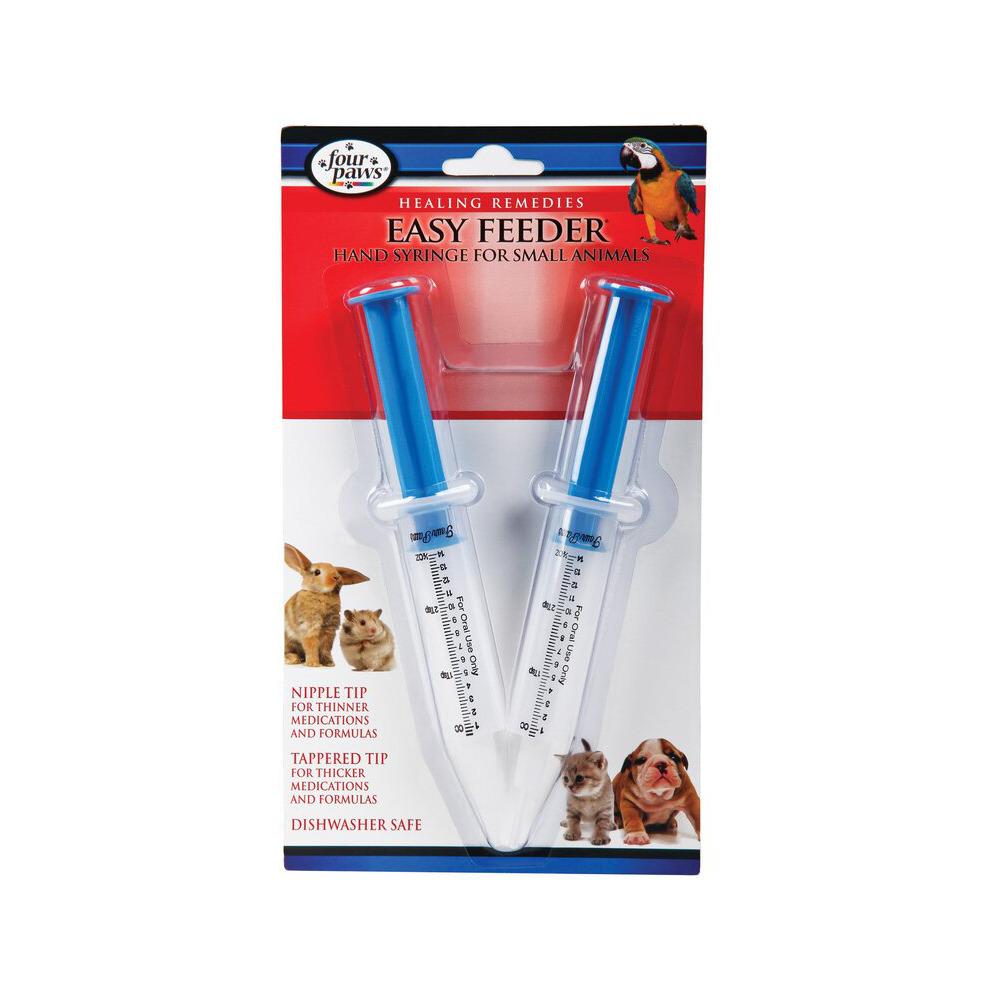 Easy Feeder Pet Syringe - 5 Pack Small Animal Feeding Syringe for Dogs, Cats, Rabbits & Hamsters - Perfect for Liquid Medicine, Food & Hydration - Great for Sick Pets, Newborns & Senior Animals