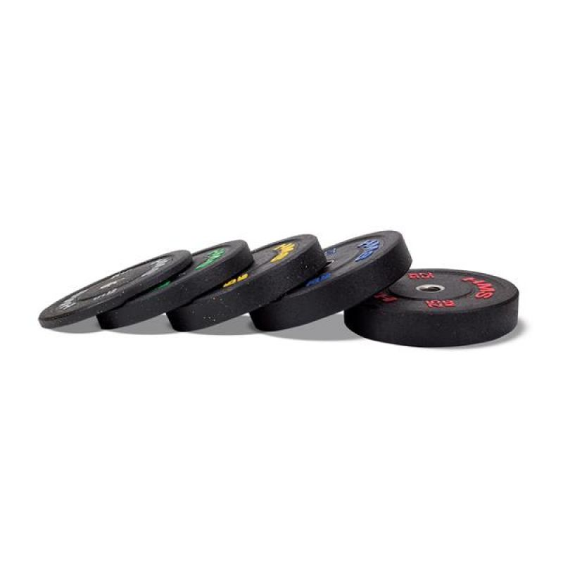 Olympic Weight Plates 15kg (33lbs) - Yellow Bumper Plates for CrossFit, Powerlifting & Home Gym Workouts | Durable Rubber Coating for Noise Reduction & Floor Protection