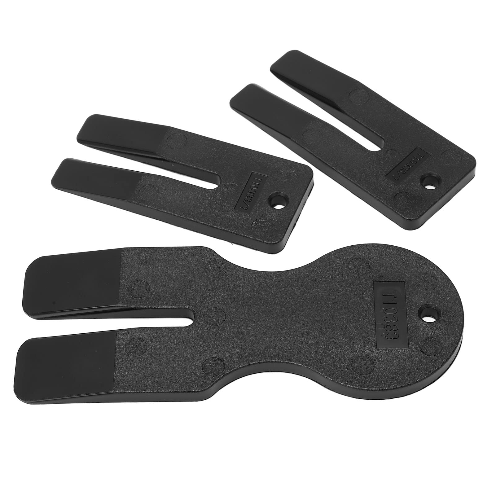 3pcs Car Door Trim Wedge Panel Clip Removal Tool Set (T10383, T10383-1, T10383-2) - Professional Auto Interior Panel Repair Kit for Door Panel Removal & Installation