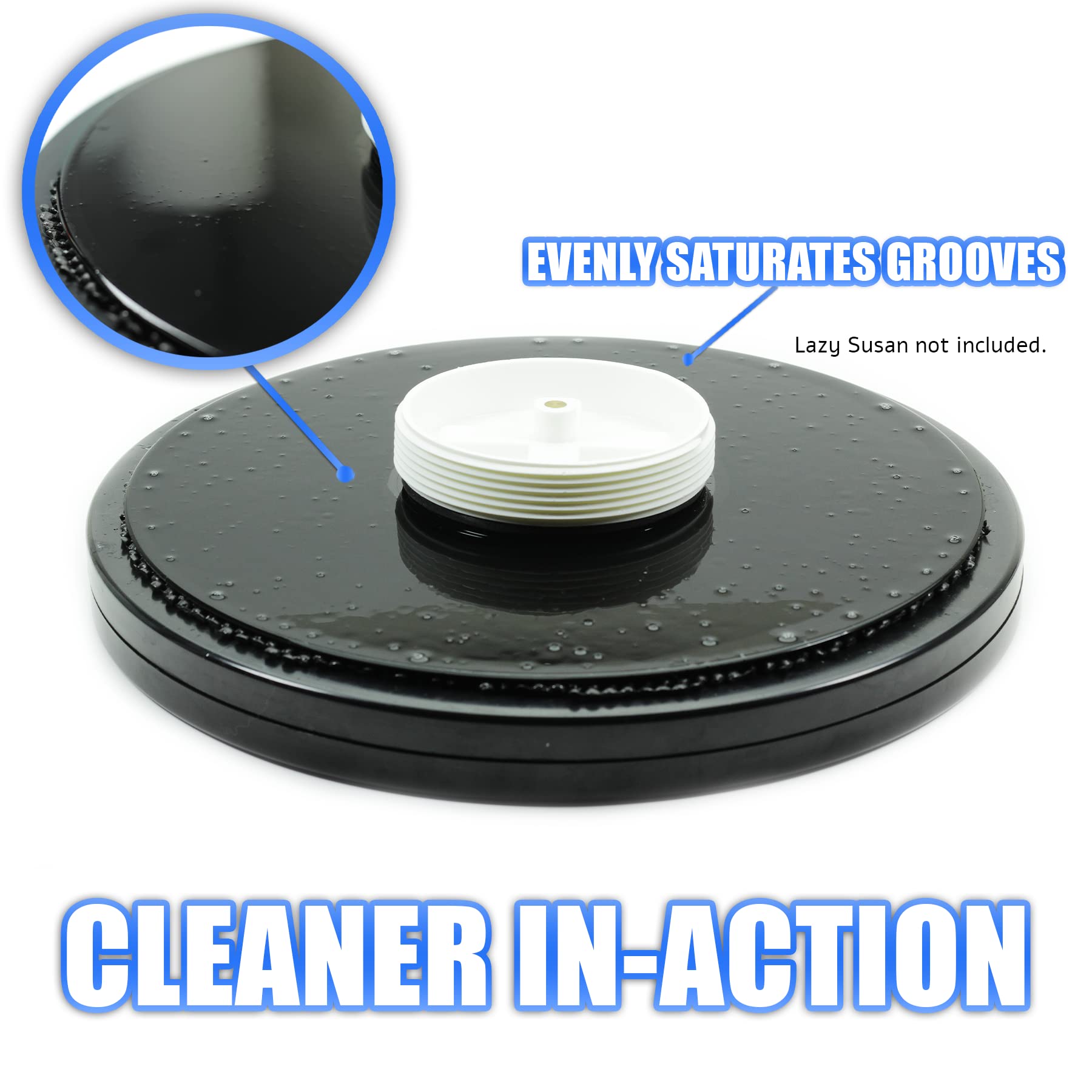 45 RPM Record Cleaning Kit with Vinyl Vac & Concentrate Cleaner (1 oz) - Alcohol-Free Safe Vinyl Record Cleaner for Wet/Dry Vacuum | Perfect for Vinyl Collectors & Audiophiles to Maintain Pristine Record Quality