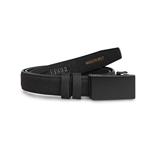 30mm Obsidian Buckle & Pitch Black Leather