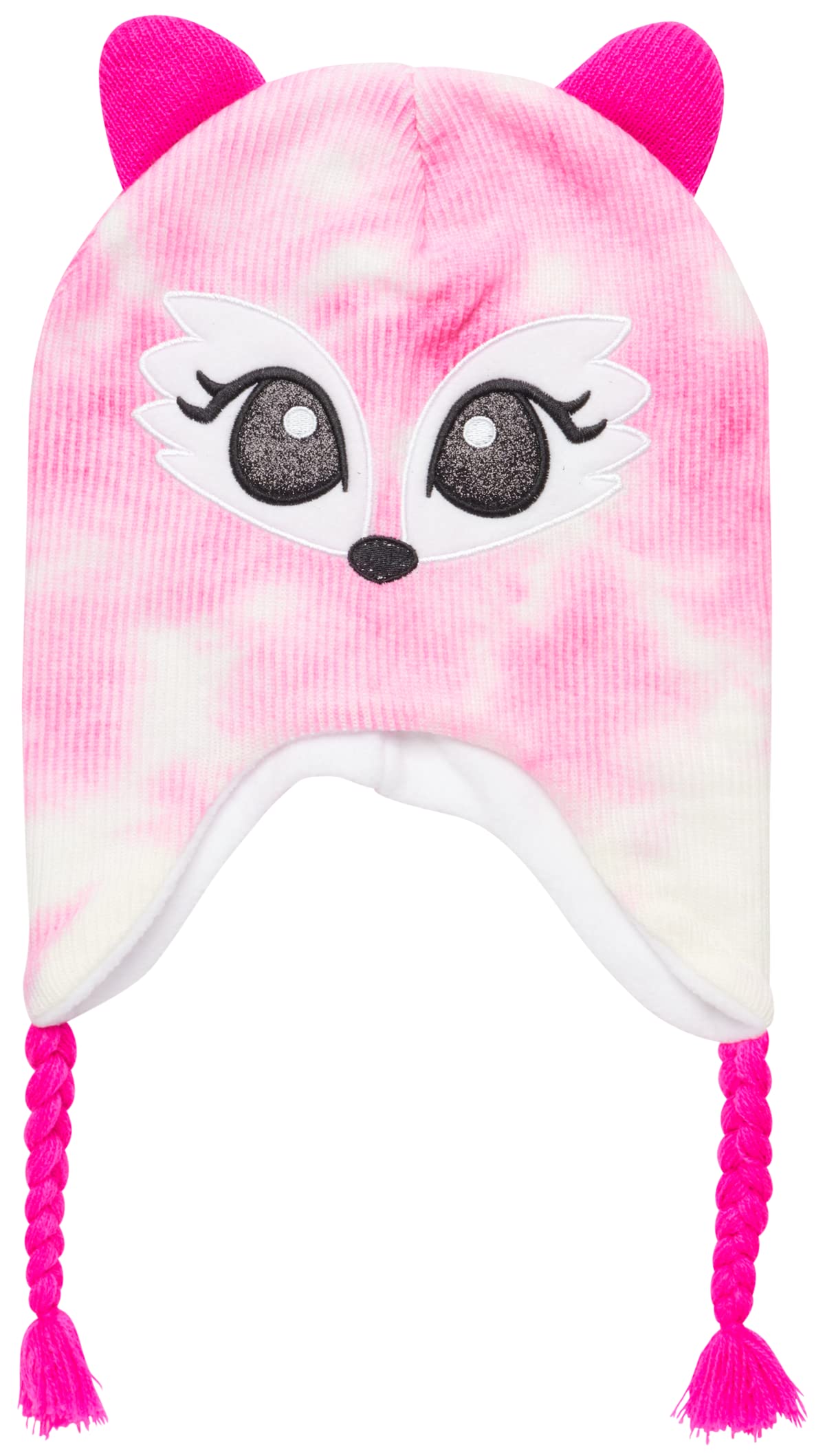 Girls Critter Winter Hat and 2 Pair Gloves Set for Toddler & Little Girls - Cozy Outdoor Play & Snow Day Essentials