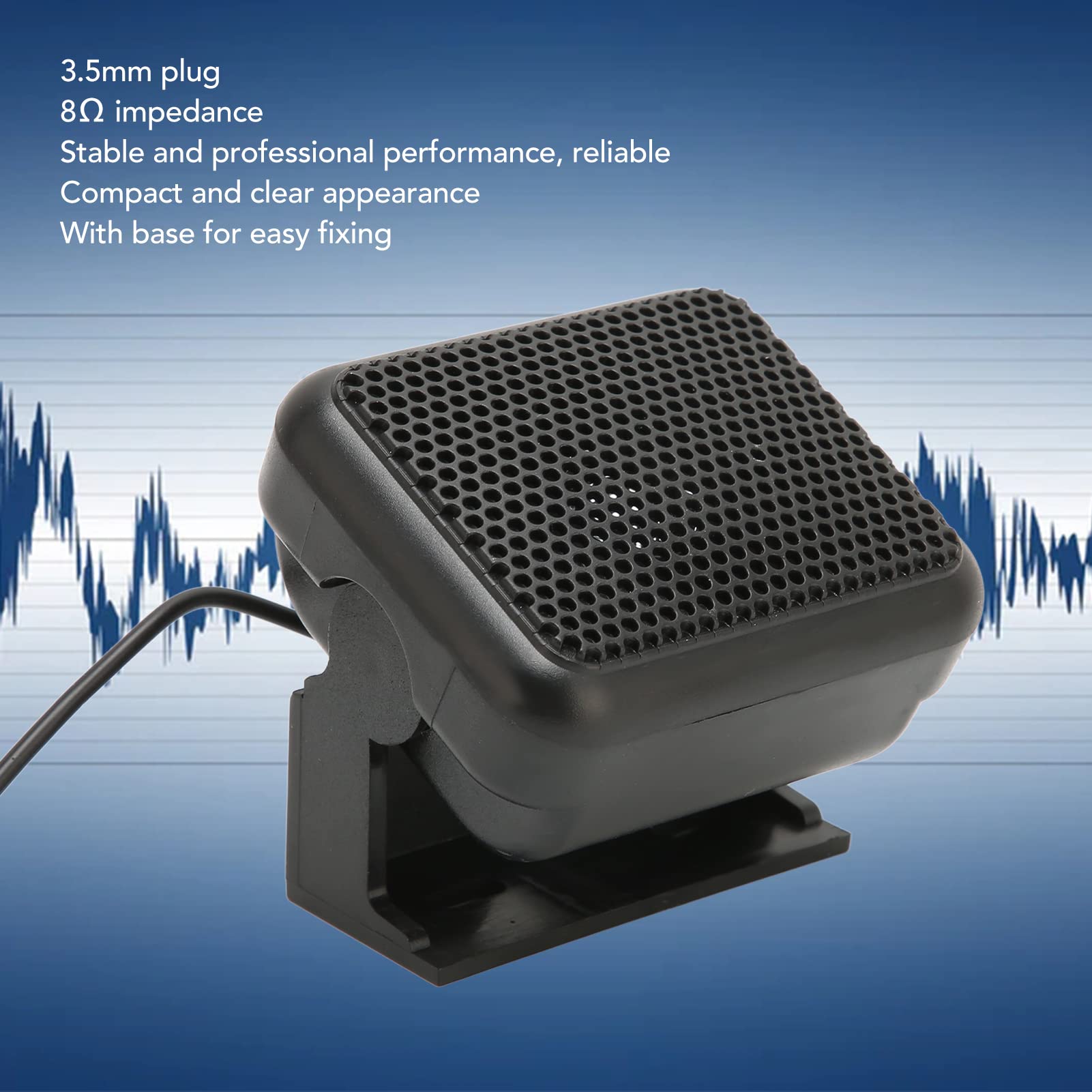 High-Quality Car External Speaker for FT 847, FT 920, FT 950, FT 2000, FT 840, FT DX5000, FT DX9000 | Compatible with ICOM, Ham & Mobile Radios | Easy Installation | Perfect for Road Trips, Emergency Communication & Off-Road Adventures