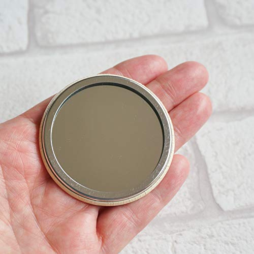 58mm Gym Mirror with Green Background - Perfect for Bodybuilding Motivation & Gym Humor | Ideal for Home Workouts, Fitness Studios & Gym Locker Decor