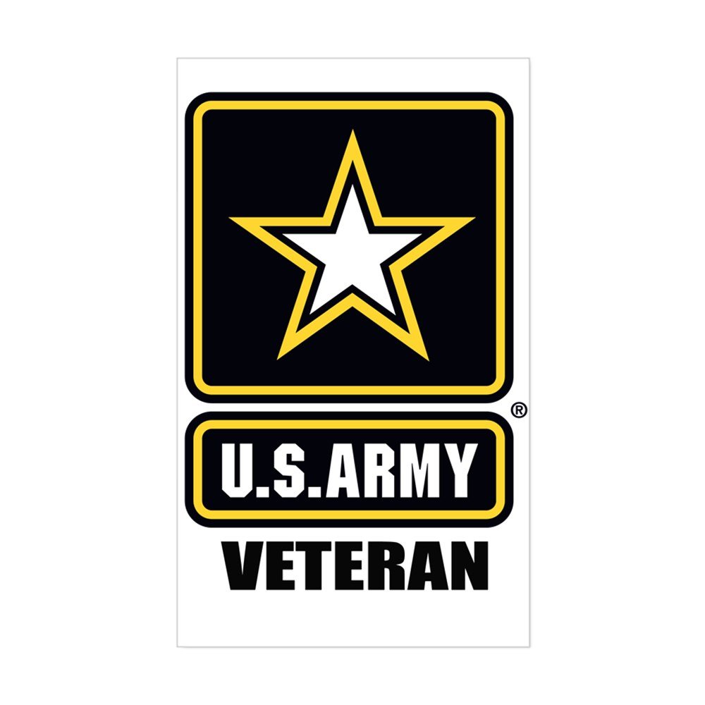 Army Veteran Sticker - Rectangle Bumper Decal for Cars, Trucks & Laptops - Show Military Pride with Durable Vinyl Car Stickers - Perfect for Veterans Day, Support Troops & Patriotic Displays