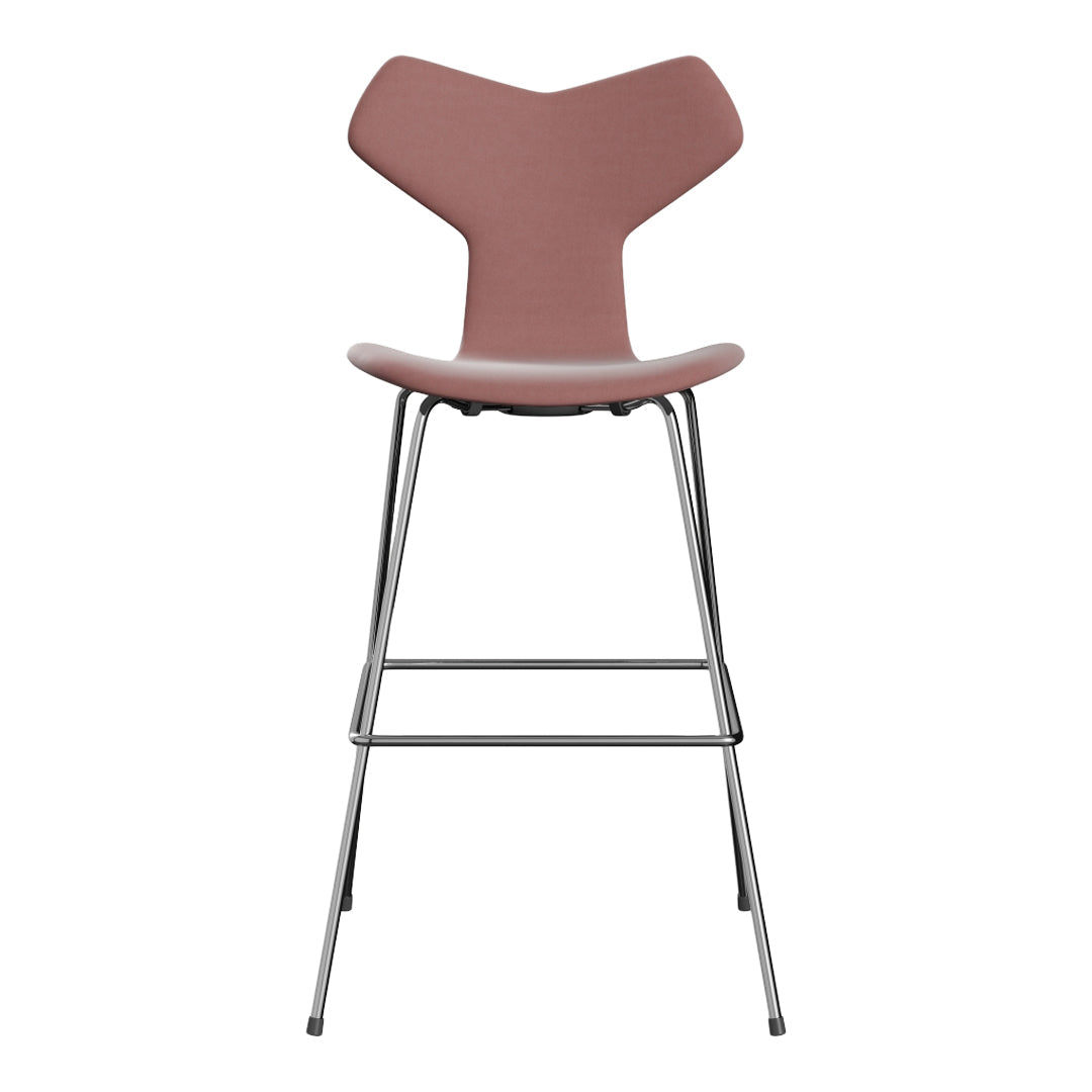 Grand Prix Bar Chair 3139 - Fully Upholstered Counter Stool with Metal Base - Perfect for Kitchen Islands, Bars & Home Decor
