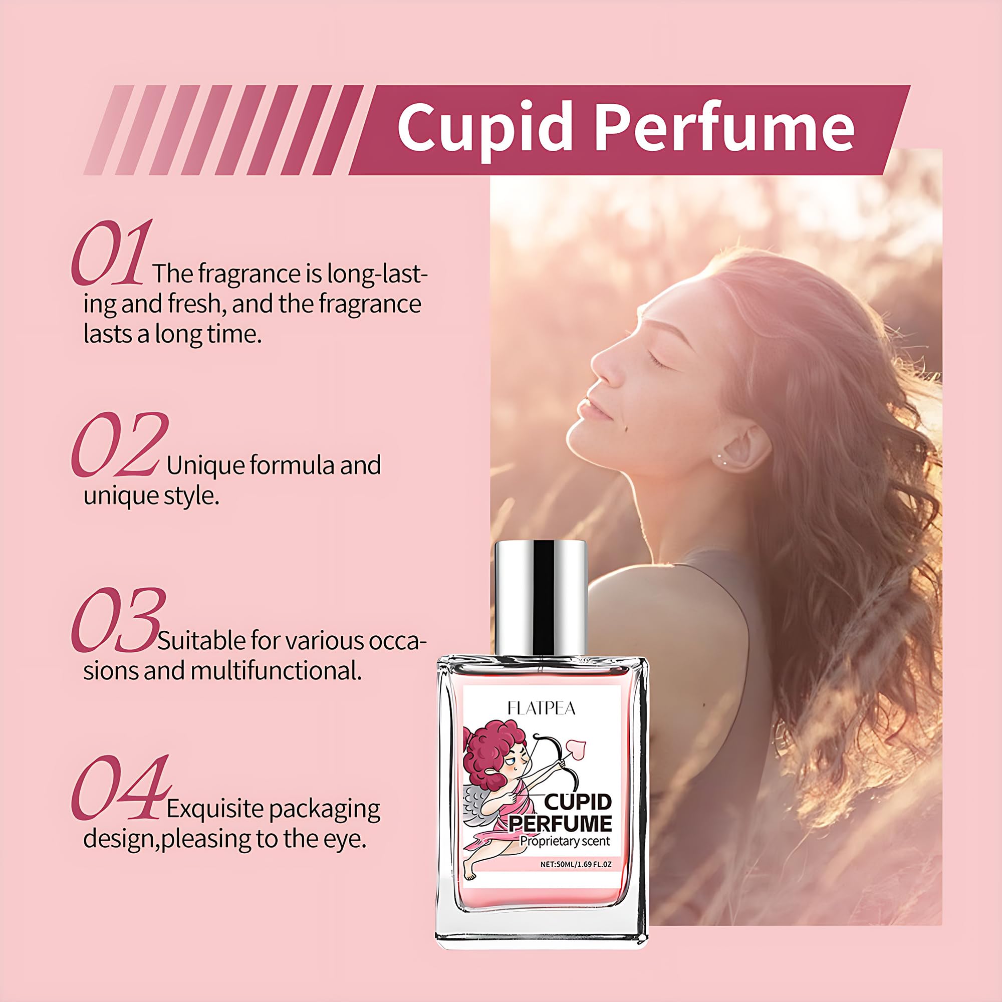 Women's Long-Lasting Body & Hair Perfume Mist - 1.69 fl oz Floral Fragrance Spray for Daily Use, Work, Gym & Date Night