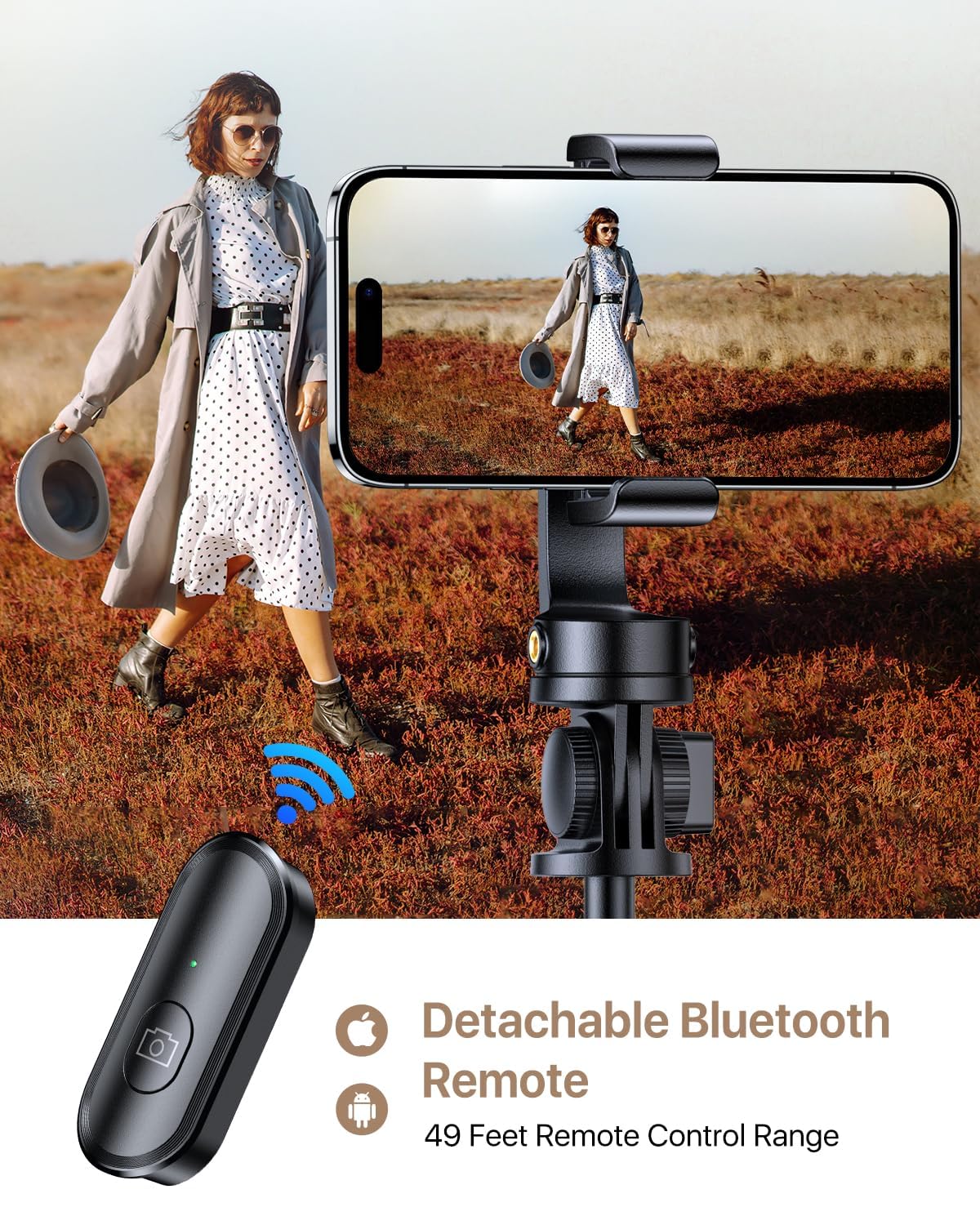 MagStick Selfie Stick Tripod - 63.5
