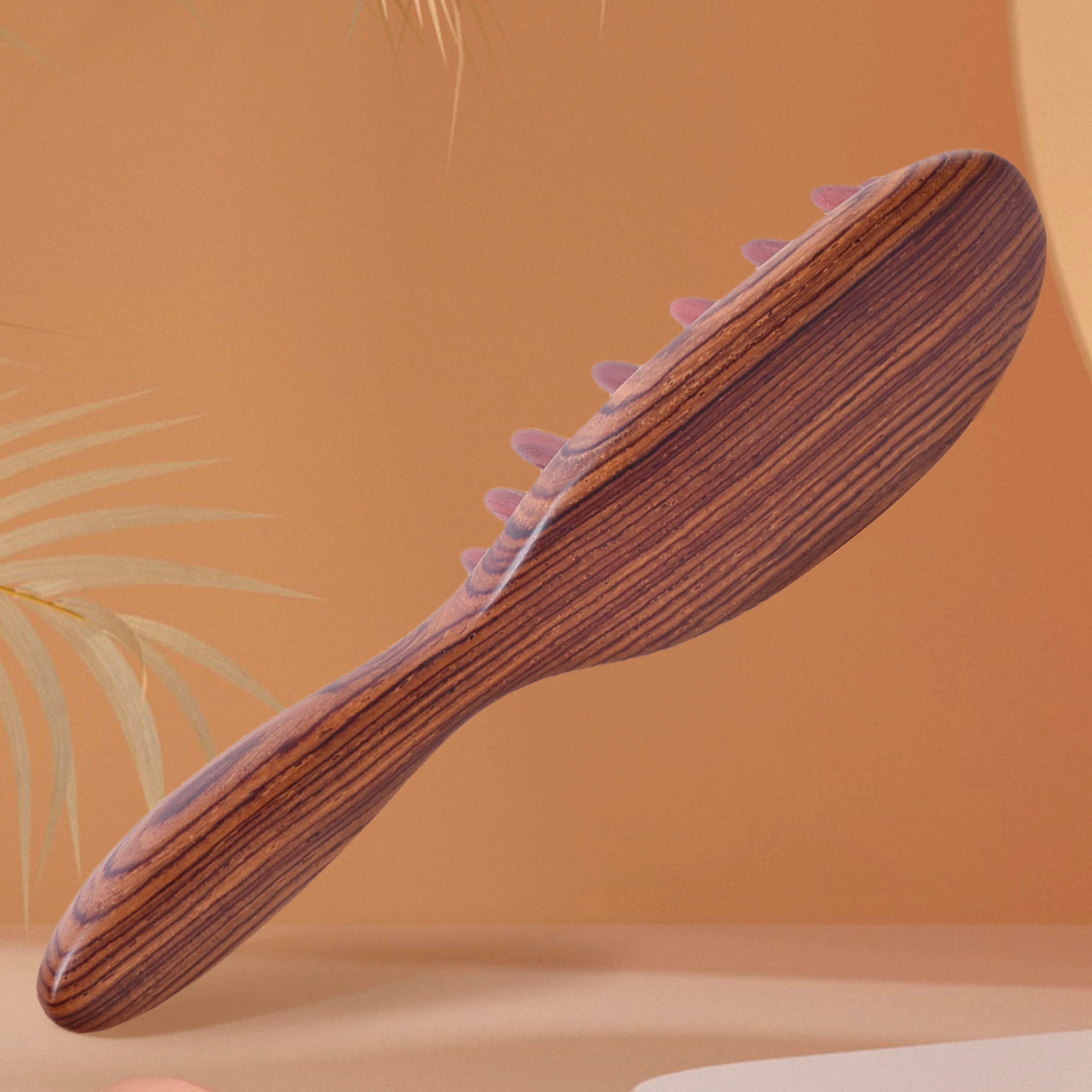RoseWOOD Scalp Massager for Hair Growth & Relaxation - Handheld Head Scratcher for Stress Relief & Dandruff Removal - Perfect for Home Spa & Self-Care Routine