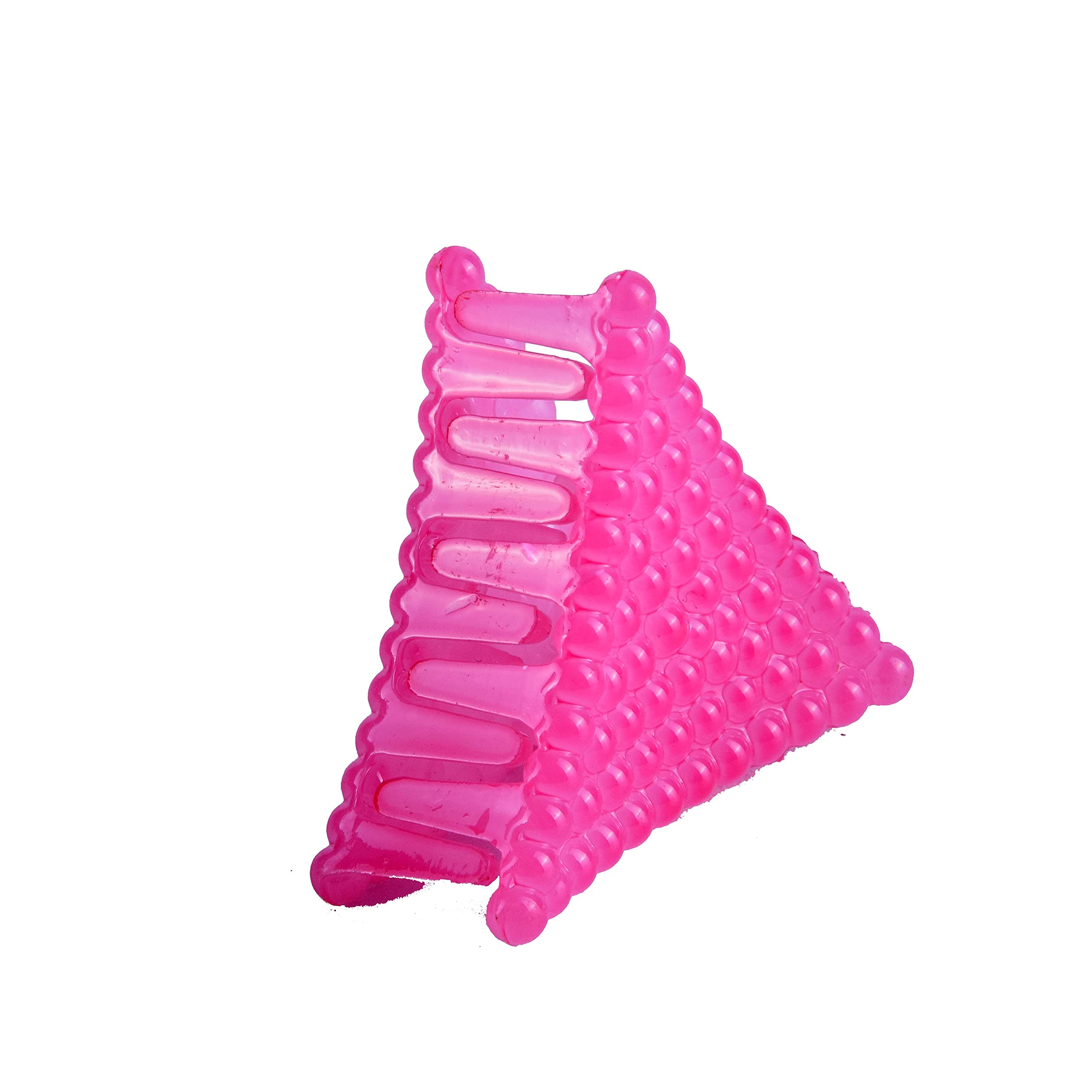 Rlaons French Matte Hair Claw Clips - Black Triangle Plastic Non-Slip Hair Clips for Women & Girls (6-Pack) | Perfect for Outdoor, Work, Gym & Everyday Hairstyles