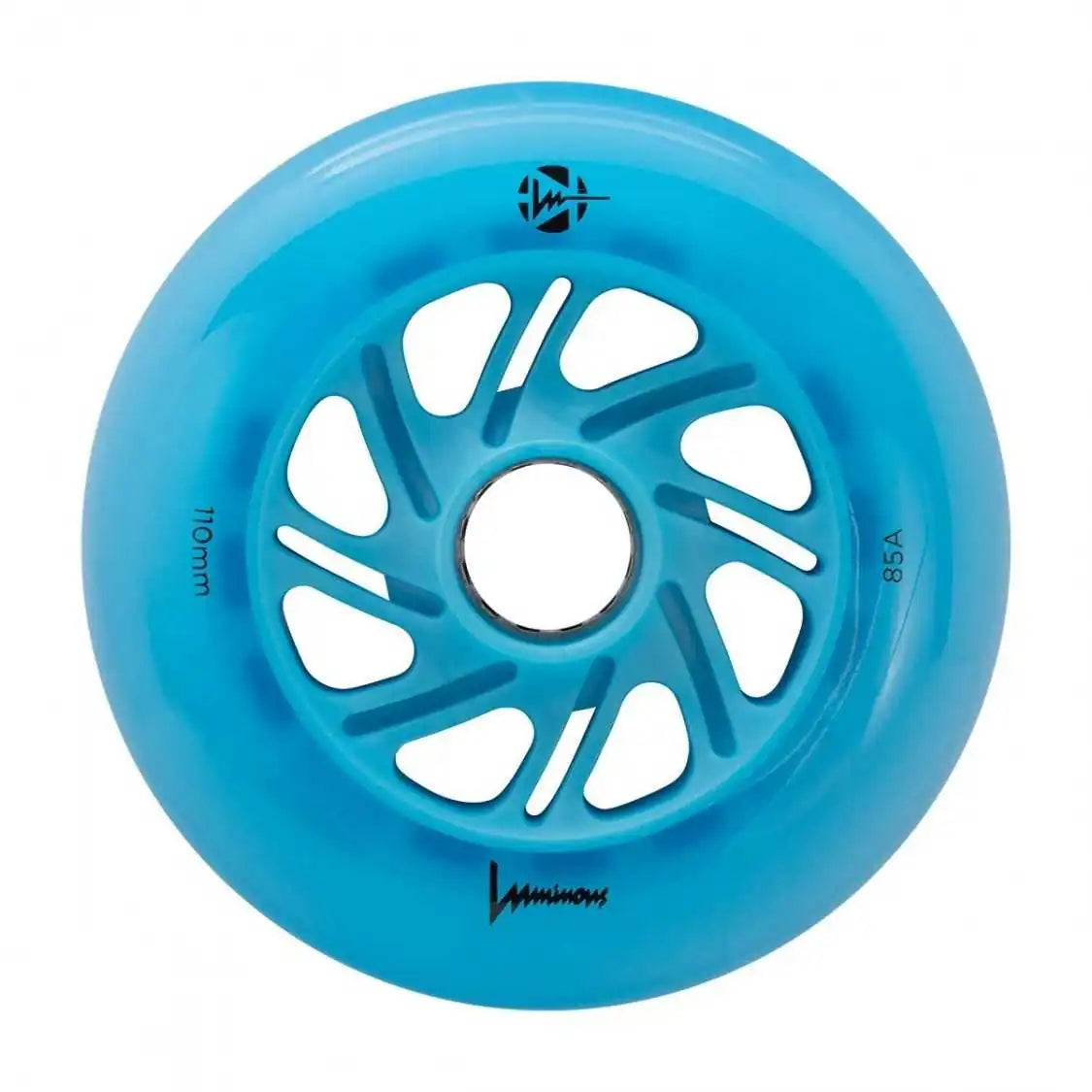 Luminous 110mm 85a Skateboard Wheels (Single) - High-Performance Glow in the Dark Wheels for Night Skateboarding & Longboard Cruising