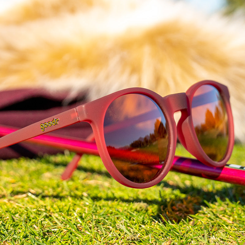 Goodr I'm Wearing Burgundy? Polarized Sunglasses for Men & Women - UV Protection, Lightweight & Stylish for Running, Cycling, Driving & Outdoor Activities