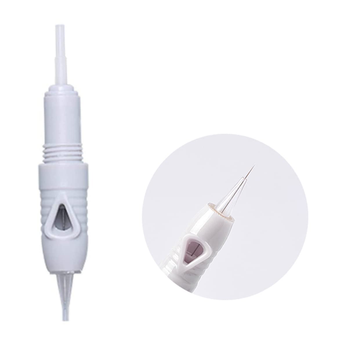Kostech Screw Microblading Tattoo Needles Cartridge - 1P, 3P, 5P & 7P Semi-Permanent Makeup Needles for Tattoo Machine - Perfect for Eyebrow Microblading, Lip Blushing & Permanent Cosmetics