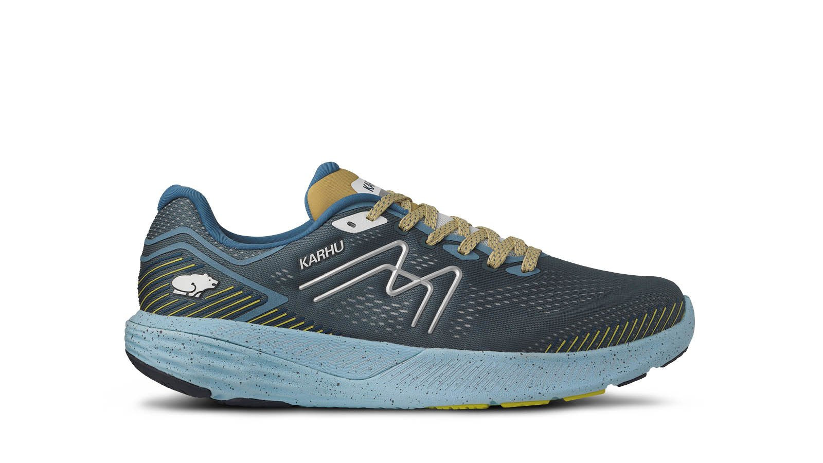 IKONI 2.5 Men's Running Shoes - Stormy Weather & Burnished Gold Colorway | Lightweight Athletic Sneakers for Jogging, Gym Workouts & Daily Wear