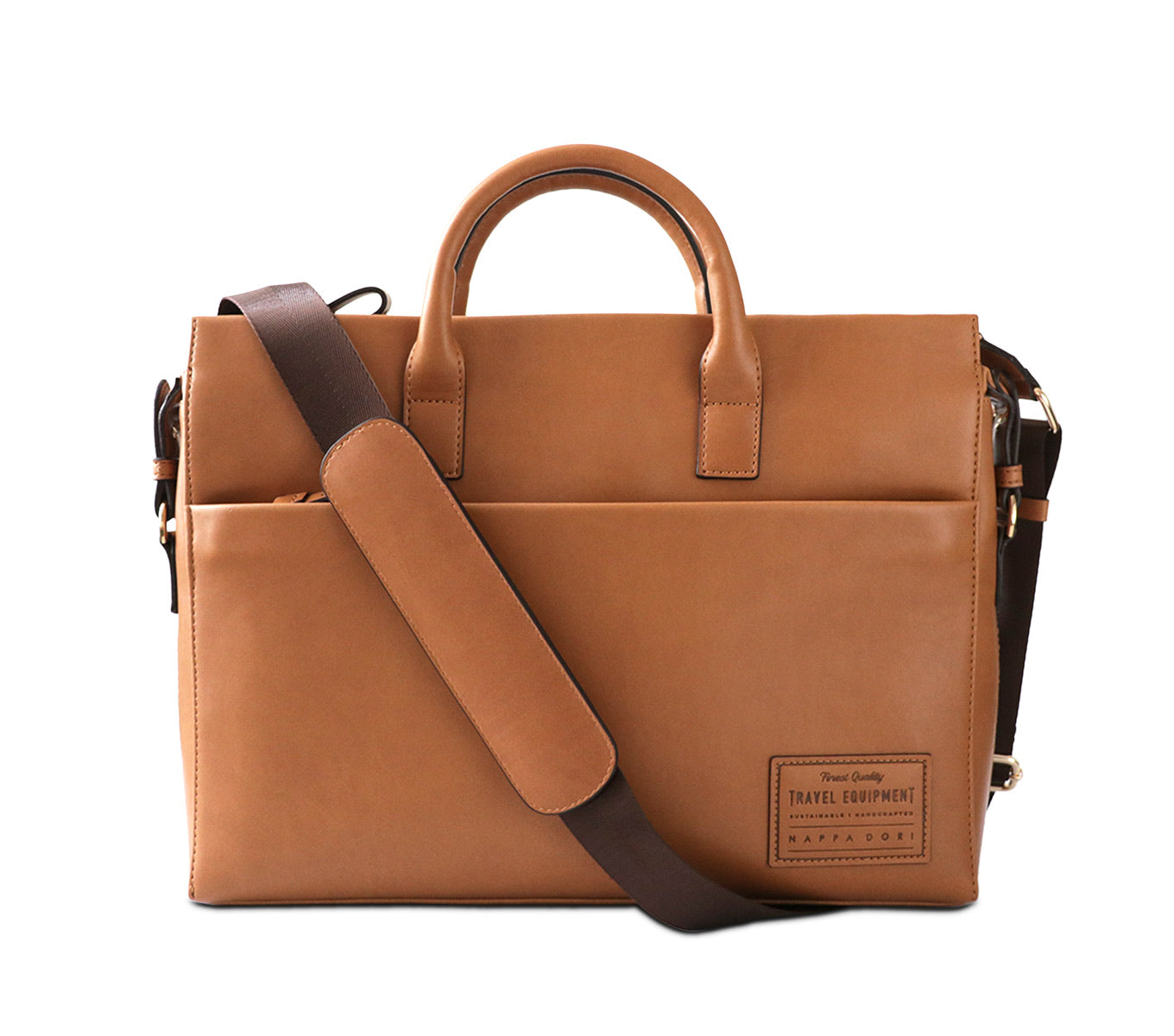 Premium VOYAGER Genuine Leather Laptop Bag for MacBook Pro/Air - Stylish & Durable Business Briefcase for Work, Travel & College (Fits 13-16 inch Laptops)