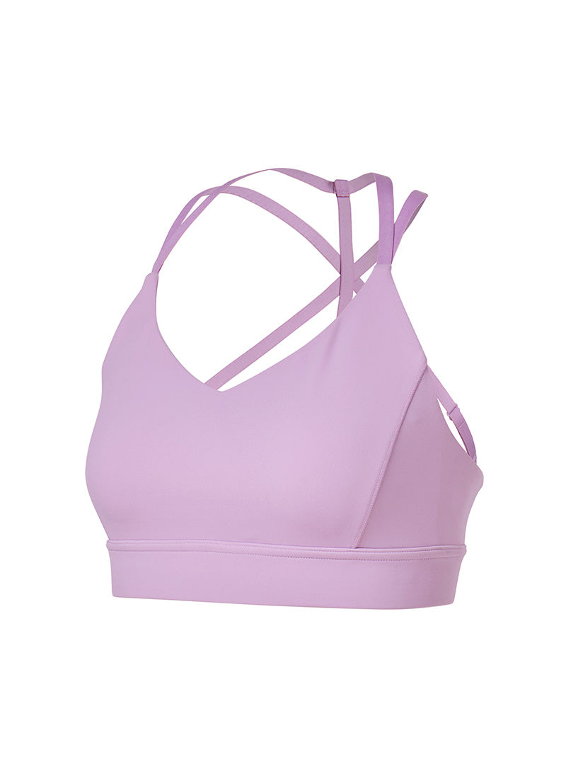 Black Label 360N 2-Way Adjustable Strap Sports Bra - Comfortable Support for Yoga, Running & Workouts