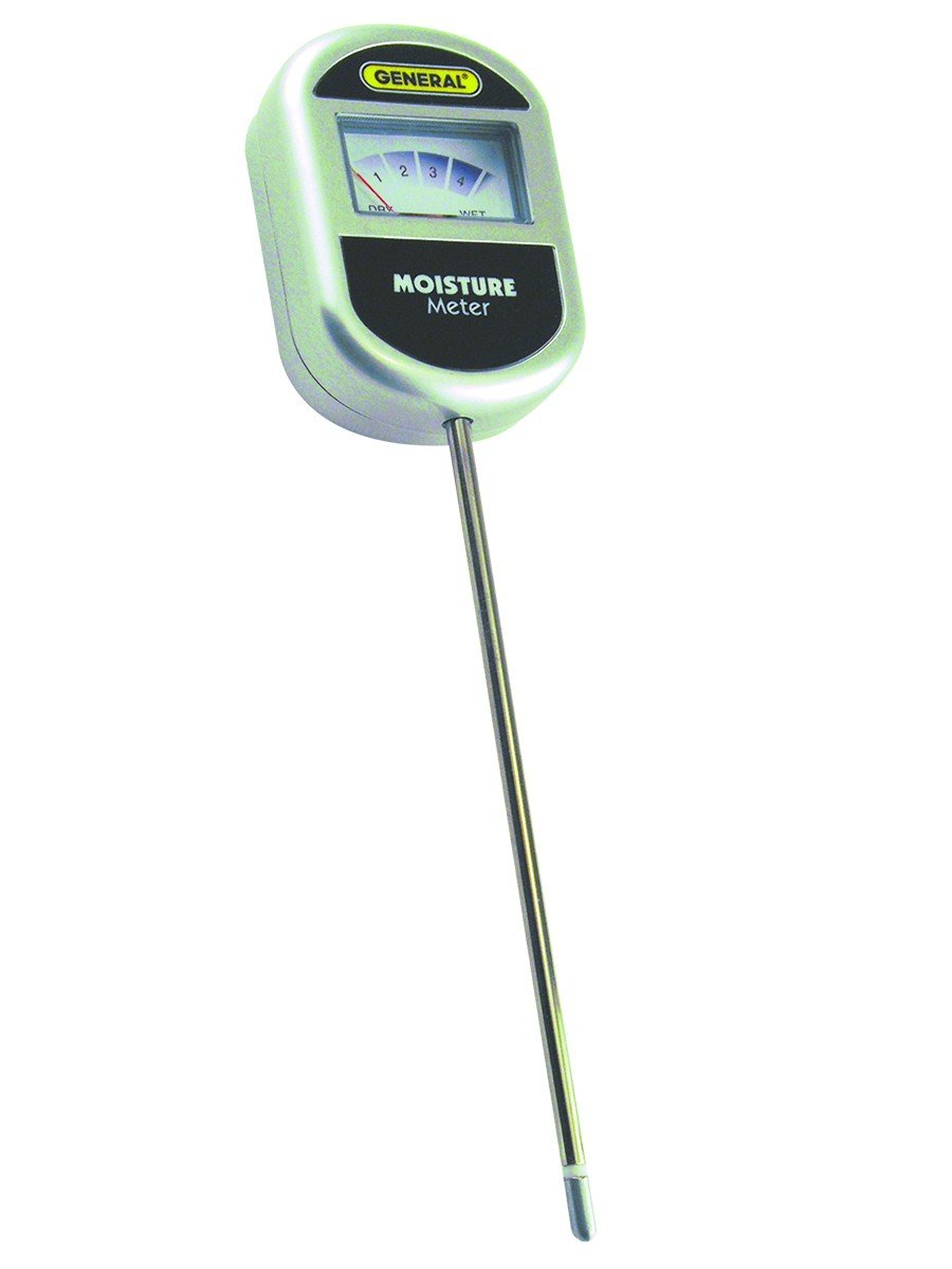 General Tools GLMM200 Digital Soil Moisture Meter - Accurate Plant Water Tester for Indoor/Outdoor Plants, Gardens & Lawns | Perfect for Home Gardening, Farming & Landscaping