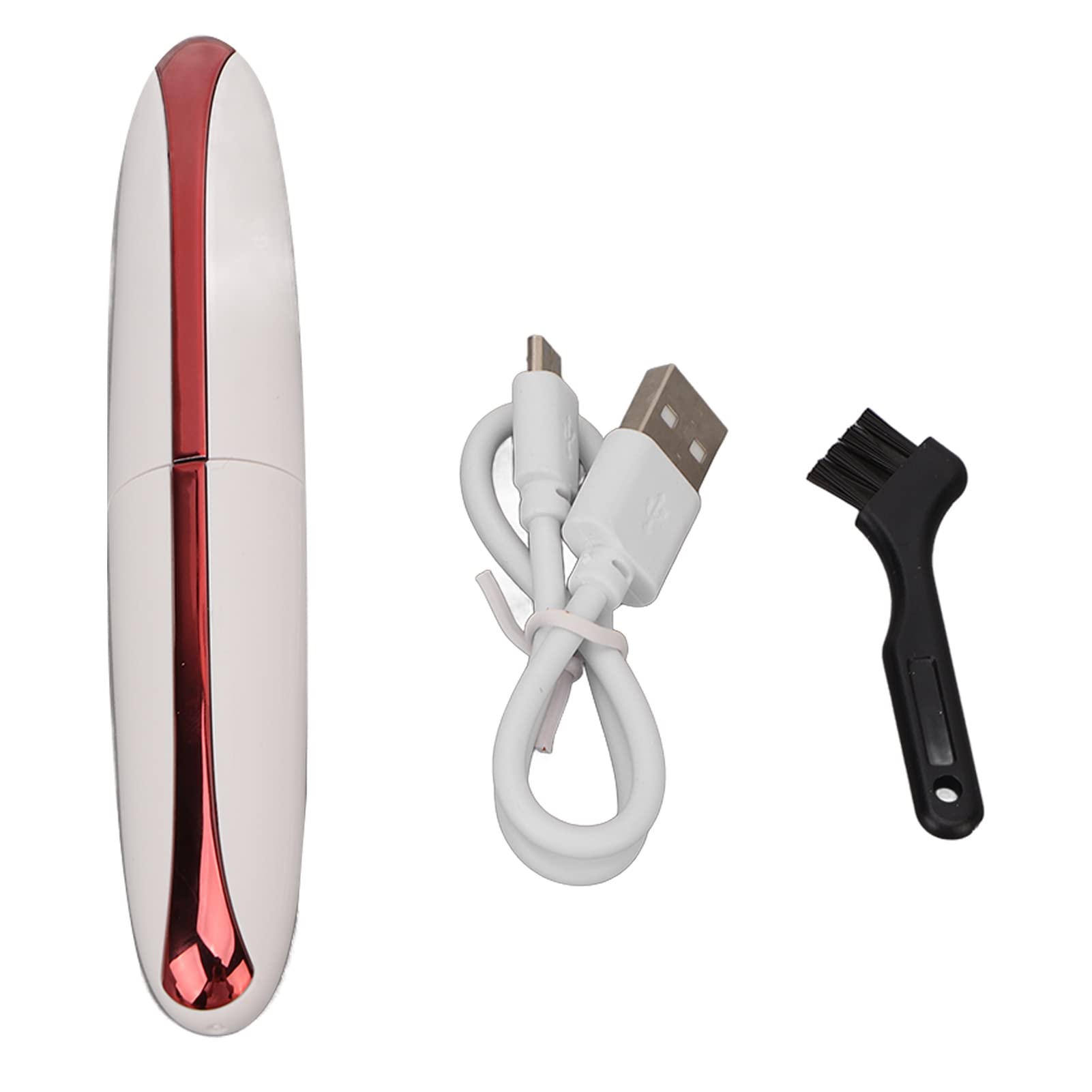 USB Rechargeable Electric Eyelash Curler - Fast Heating Lash Curling Tool with 2 Temperature Settings & Cleaning Brush | Perfect for Natural Lashes at Home, Travel, or Professional Makeup