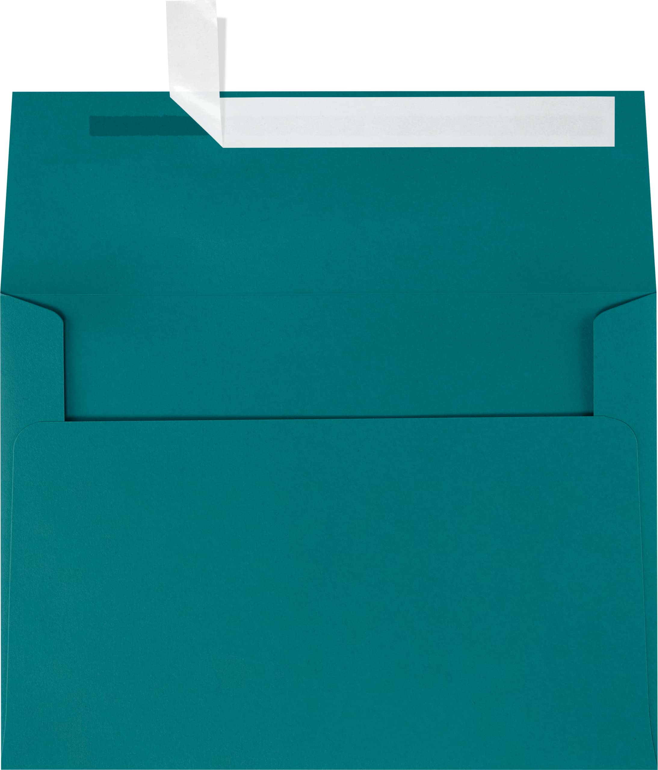 LUXPAPER A7 Invitation Envelopes for 5x7 Cards - 80lb Teal Printable Envelopes with Peel & Press Seal - 1000 Pack (5.25x7.25 Inches) - Perfect for Weddings, Parties, Business Events and Greeting Cards