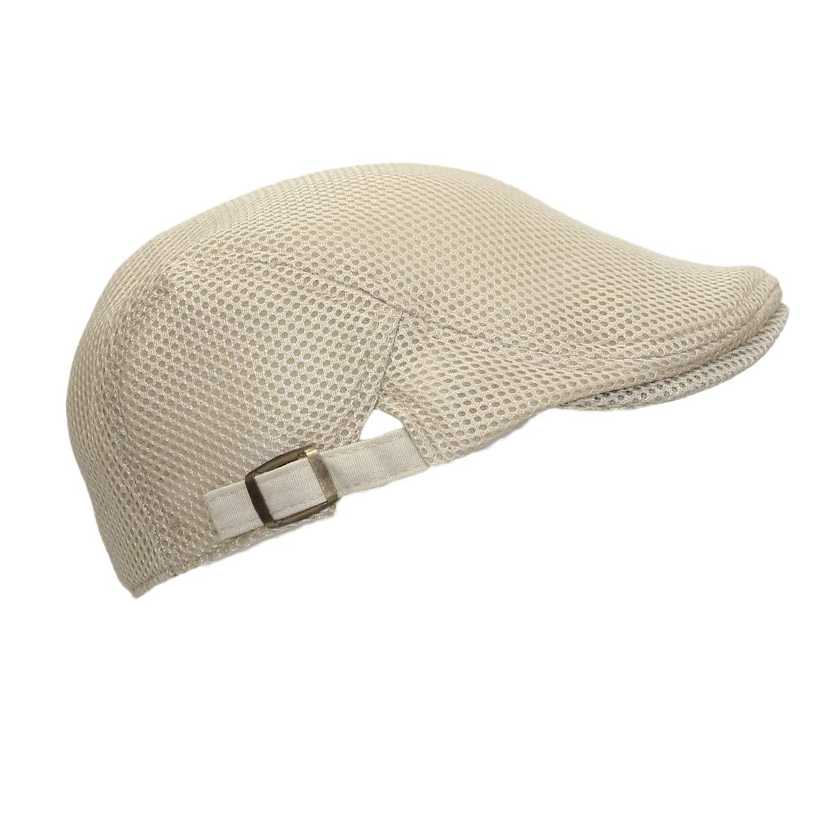 WITHMOONS Ivy Cap Summer Mesh Newsboy Irish Golf Hats for Men & Women - Breathable UV Protection Outdoor Sun Hat for Golf, Tennis, Fishing, Hiking & Casual Wear TZ30046