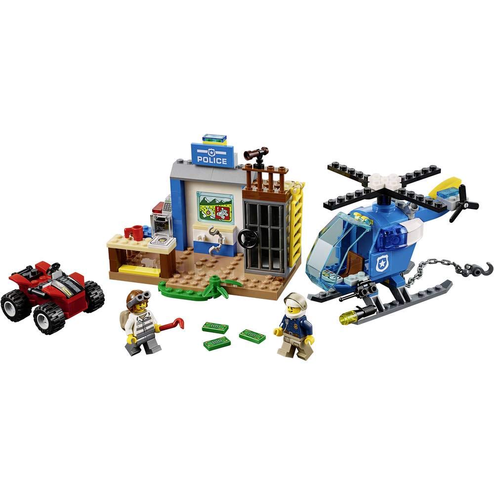 LEGO City Mountain Police Chase Building Toy Set 10751 - Construction Game for Kids Ages 4-8 - Perfect for Creative Play & Adventure Storytelling