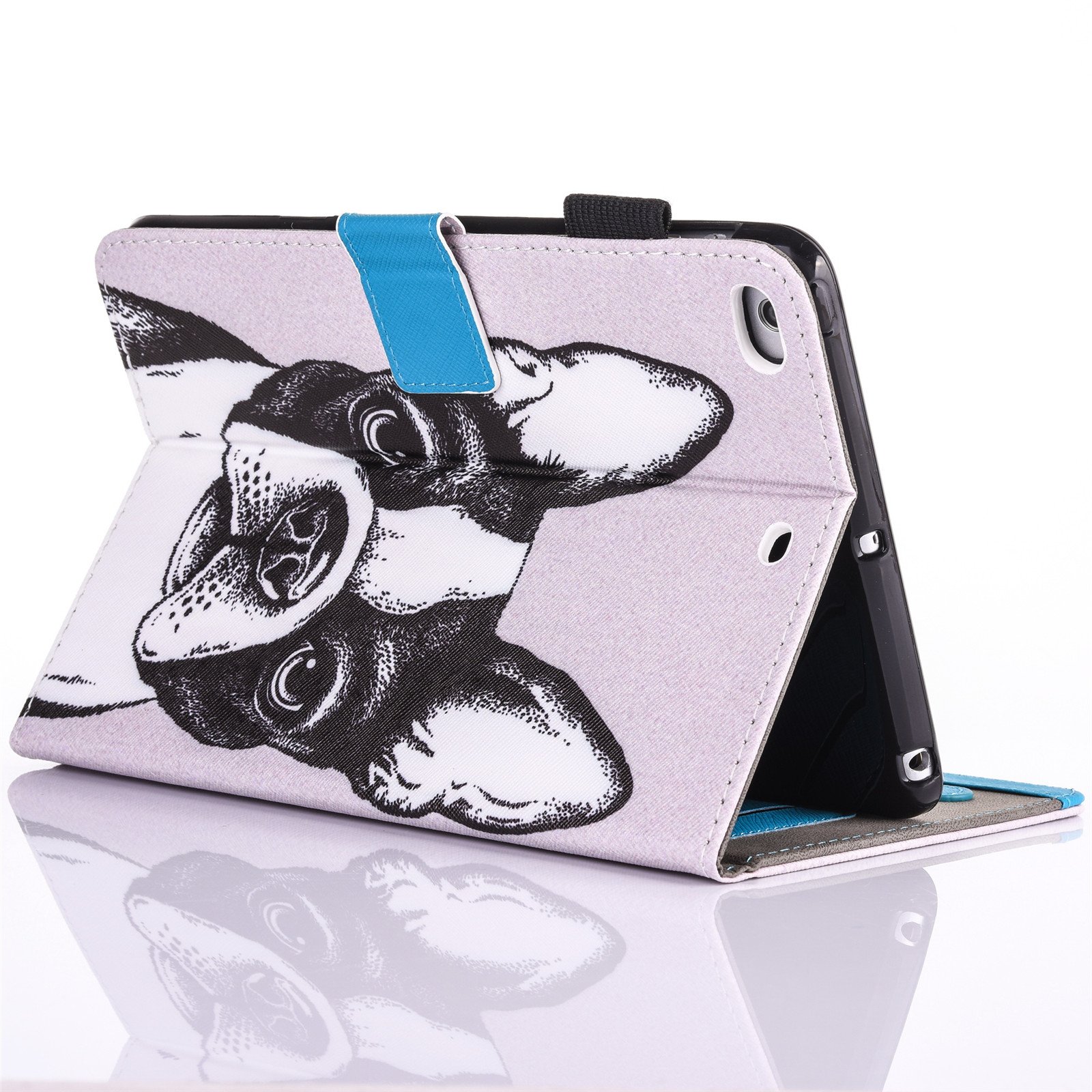 DTECK Premium PU Leather iPad Case - Auto Wake/Sleep Smart Cover with Multi-Angle Stand for iPad 9.7