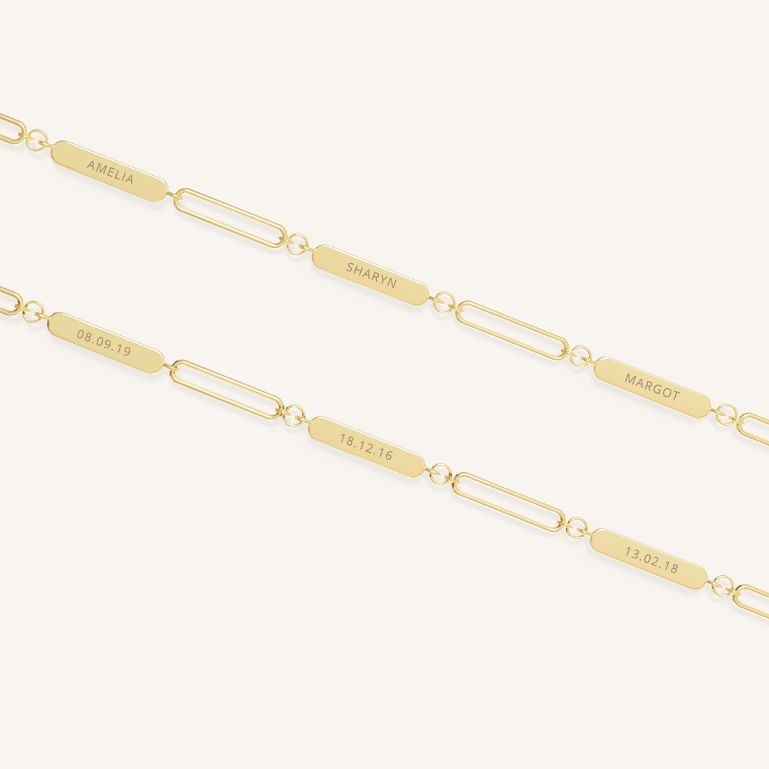 3-Panel Etch Chain Necklace for Women - Elegant Layered Pendant Necklace for Daily Wear & Special Occasions
