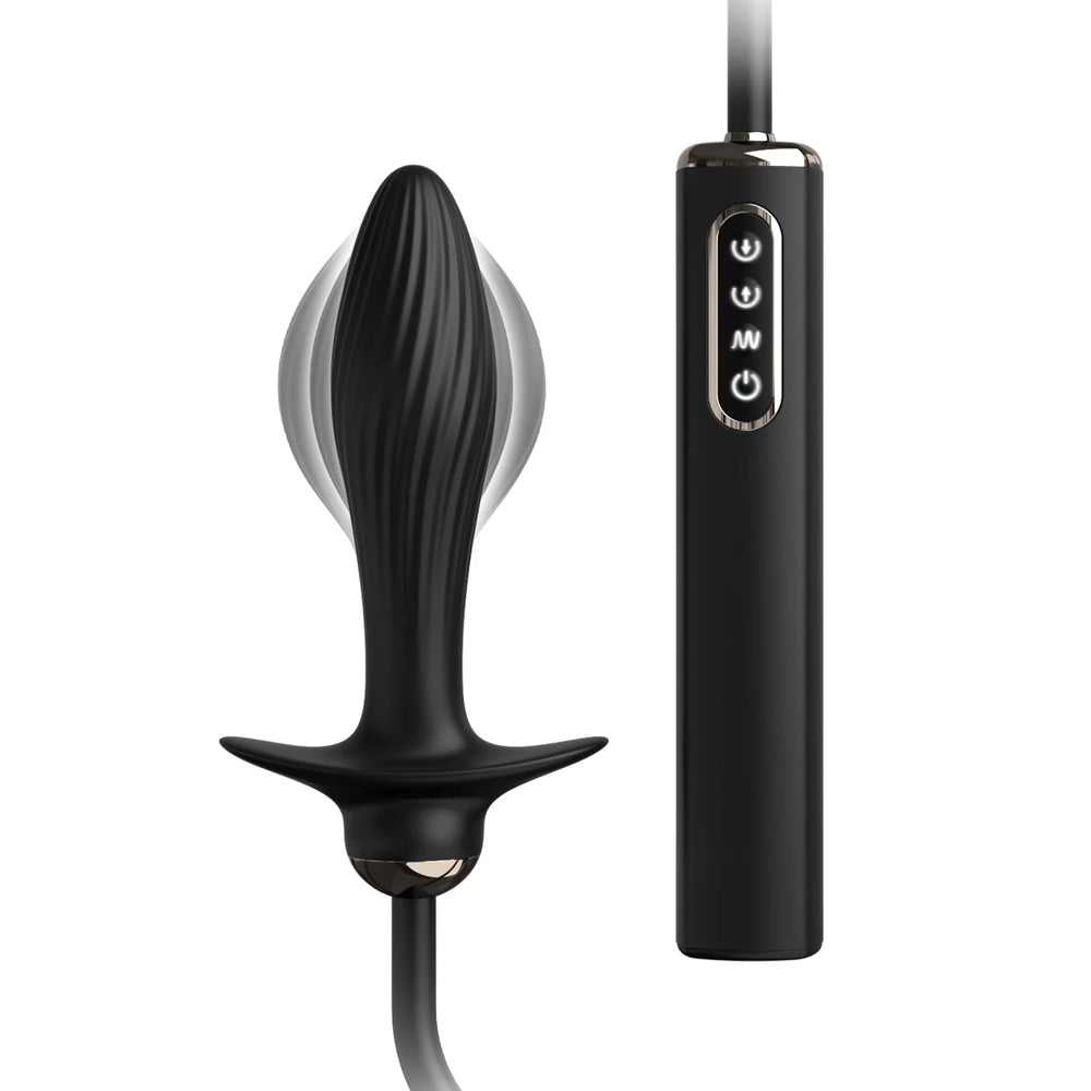 Anal Fantasy Elite Collection - Auto Throb Inflatable Vibrating Butt Plug for Men & Women | Sensual Pleasure & Prostate Stimulation | Perfect for Couples Play & Solo Exploration