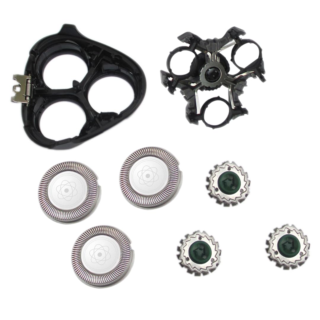 Philips Norelco RQ64 PT725/720/726/735/737 AT890 Replacement Shaver Heads - Compatible with Philips Norelco Electric Razors - Perfect for Travel & Daily Shaving