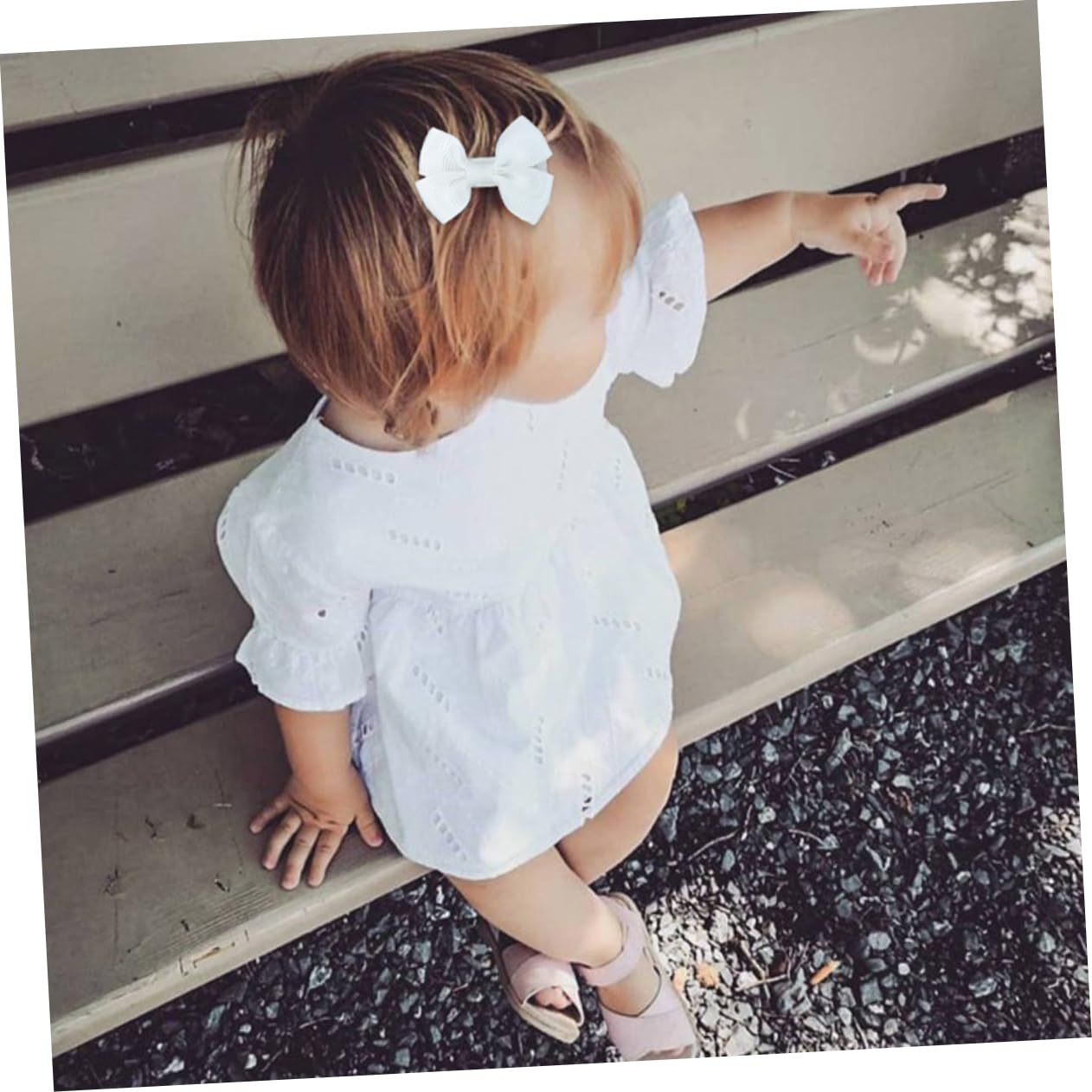20pcs Baby Hair Clips for Girls - Cute Bow Tie Hair Accessories for Toddlers & Kids - Perfect for Daily Wear, Parties & Photo Shoots