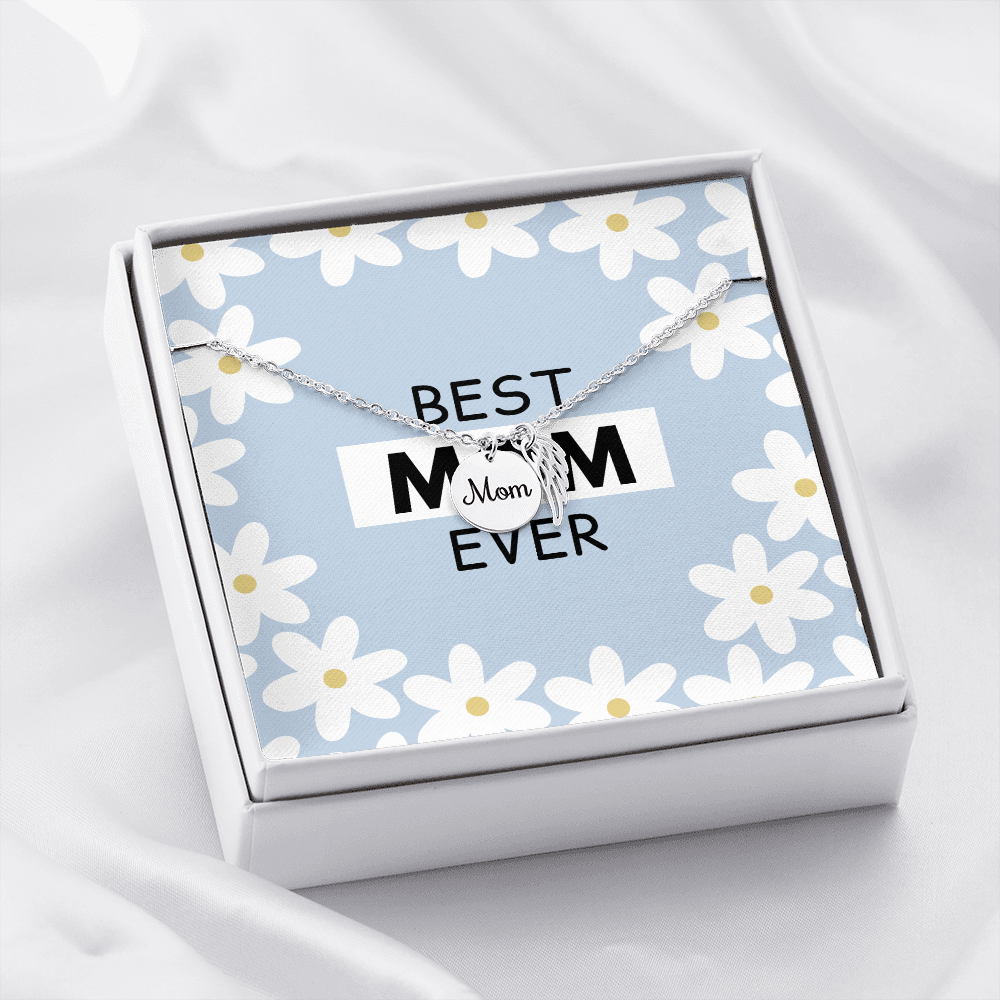Best Mom Ever Jewelry Gift - Elegant Necklace for Mother's Day, Birthday, Anniversary | Perfect for Gifting, Special Occasions & Everyday Wear