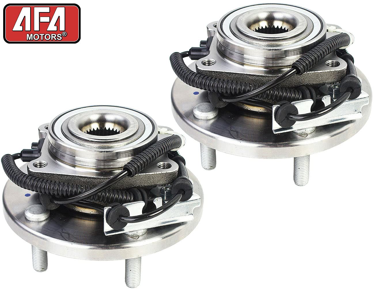 515136 Front Wheel Bearing Hub Assembly 5 Lug Replacement for Chrysler Town & Country Dodge Grand Caravan Volkswagen Routan - ABS Compatible 2 Pack - Durable Auto Parts for Smooth Ride & Safe Driving