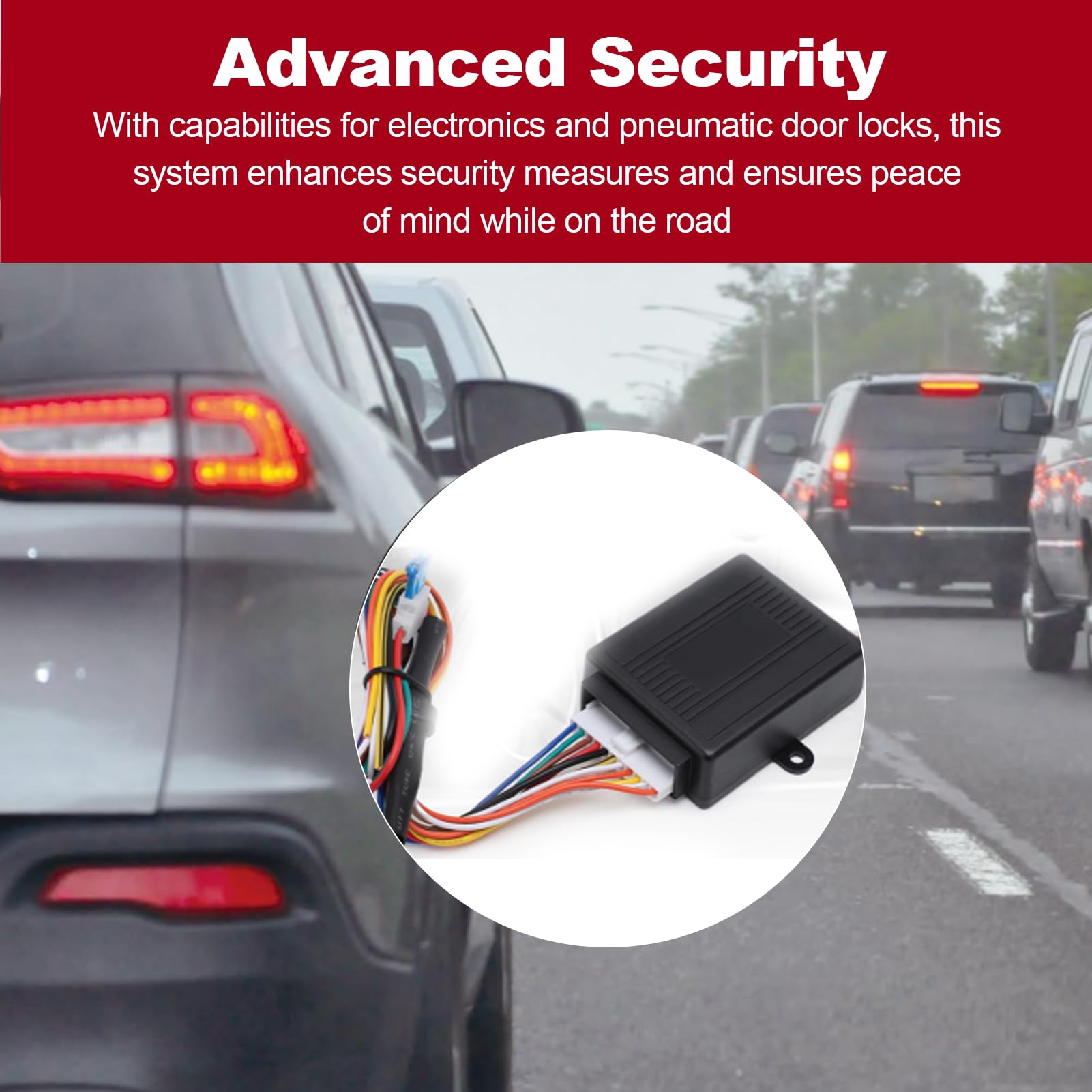 Universal Car Keyless Entry Kit - 5-Wire Central Locking System, Remote Security Door Lock for Most Vehicles | Easy Installation & Enhanced Car Security