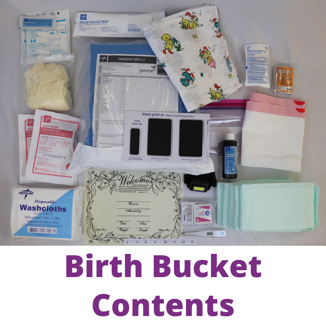 Postpartum Care Kit & Birth Essentials Bucket Set - Perfect for New Moms & Hospital Recovery (Separate Buckets Included) | Ideal for Baby Showers & Postpartum Recovery Gifts