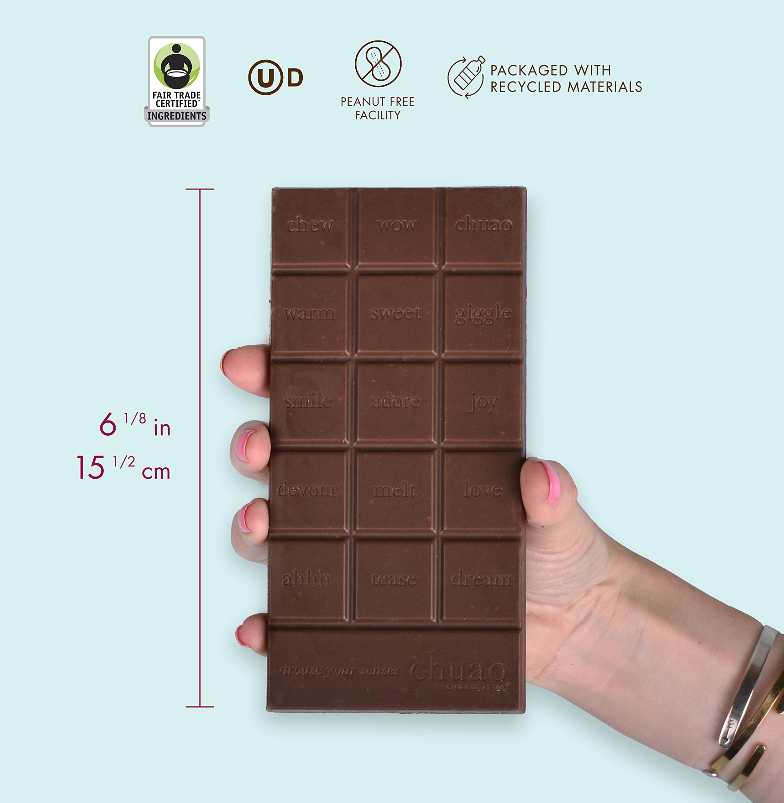 Premium Chuao Chocolatier Dark Chocolate Bars with Sea Salt & Crunch | Gourmet Artisan European Chocolate, No Preservatives | Perfect for Gifts, Holidays & Special Occasions | Ideal for Christmas, Valentine's Day, Corporate Gifts & Chocolate Lovers | 12-Pack Luxury Chocolate Collection