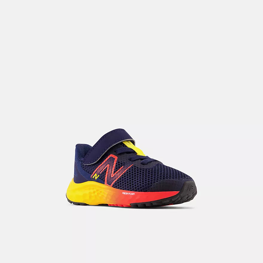 New Balance Team Navy Arishi v4 Toddler Sneakers - Lightweight Running Shoes for Boys & Girls - Perfect for Playground, School & Everyday Wear