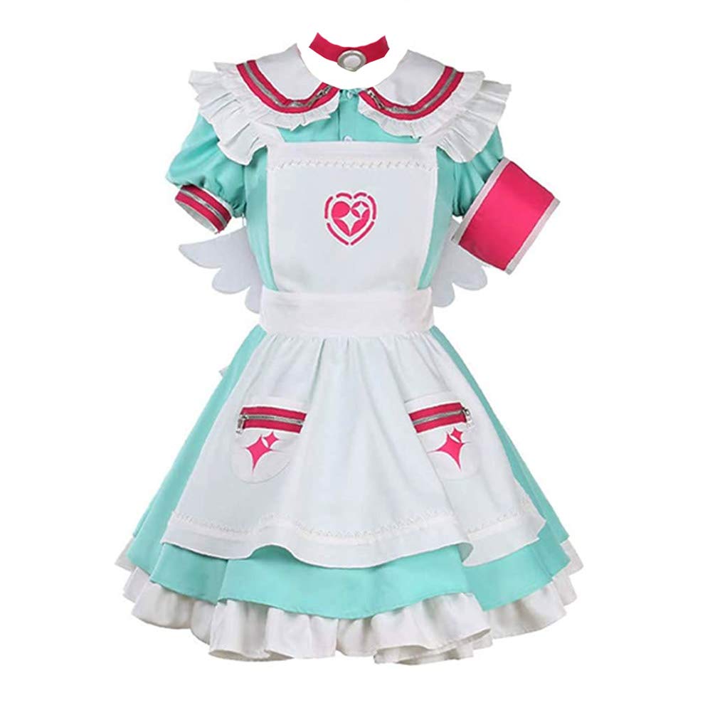 Anime Riamu Yumemi Nurse Maid Cosplay Dress - Cute Japanese Anime Costume for Halloween, Cosplay Events & Themed Parties