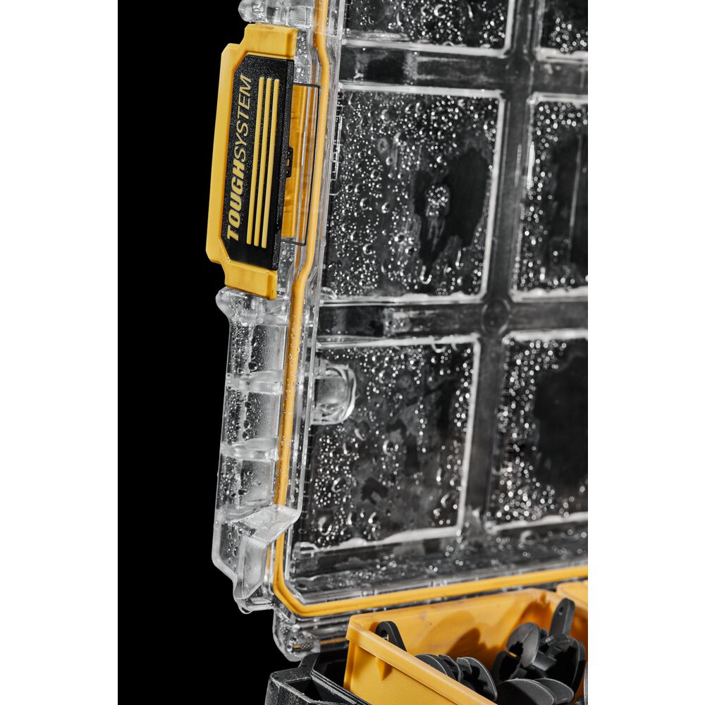DeWALT DWST08040 ToughSystem 2.0 Full Size Tool Organizer with IP65 Waterproof Rating - Perfect for Construction Sites, Workshops & Outdoor Job Storage