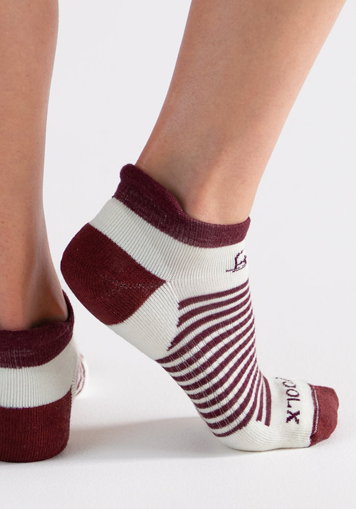 Amelia No Show Tab Lightweight Socks for Women - Breathable & Comfortable Invisible Liner Socks - Perfect for Sneakers, Loafers & Casual Shoes - Maple Birch Color