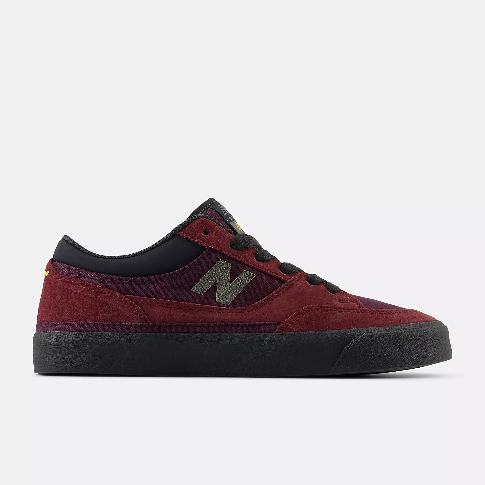 417 Low Numeric Franky Villani Skate Shoes - Burgundy & Phantom Colorway | Men's Streetwear Sneakers for Skateboarding & Casual Wear