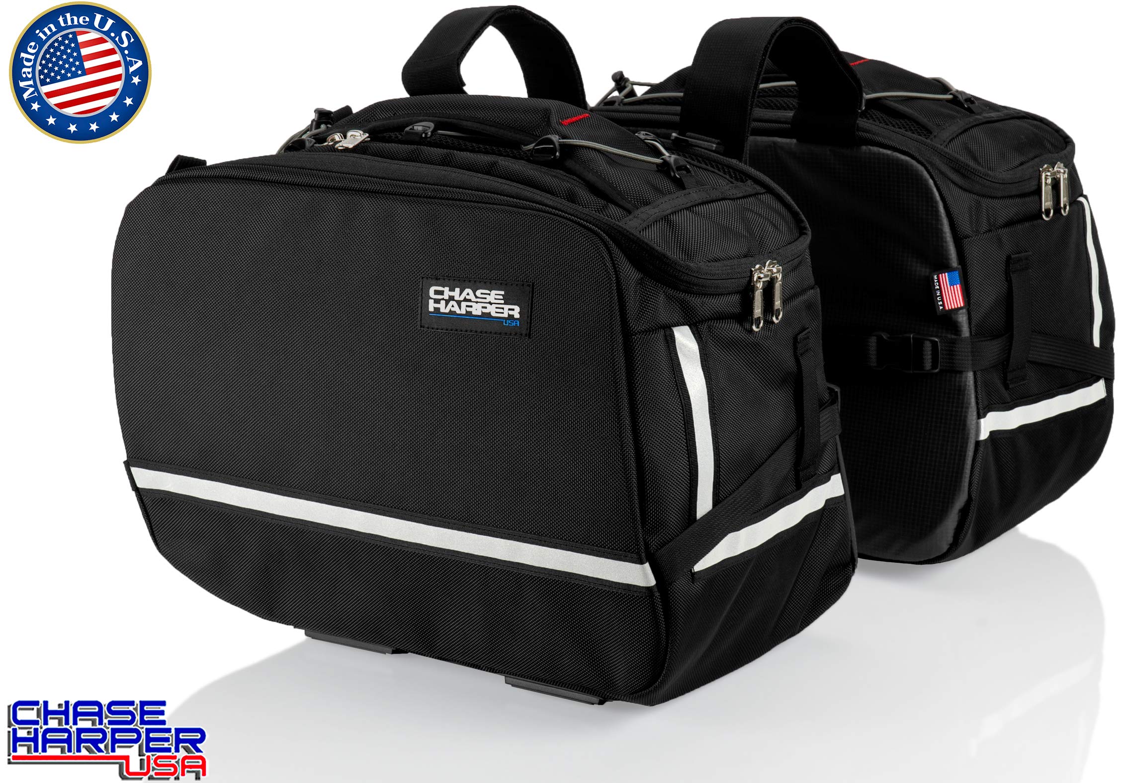 3550 Roadtripper Pack - 3550 Aeropac II Saddle Bags & 4360 Strap Mount Tail Trunk - Waterproof Motorcycle Luggage Set, Heavy-Duty Ballistic Nylon for Touring & Adventure Riding - Perfect for Long-Distance Motorcycle Trips & Commuting