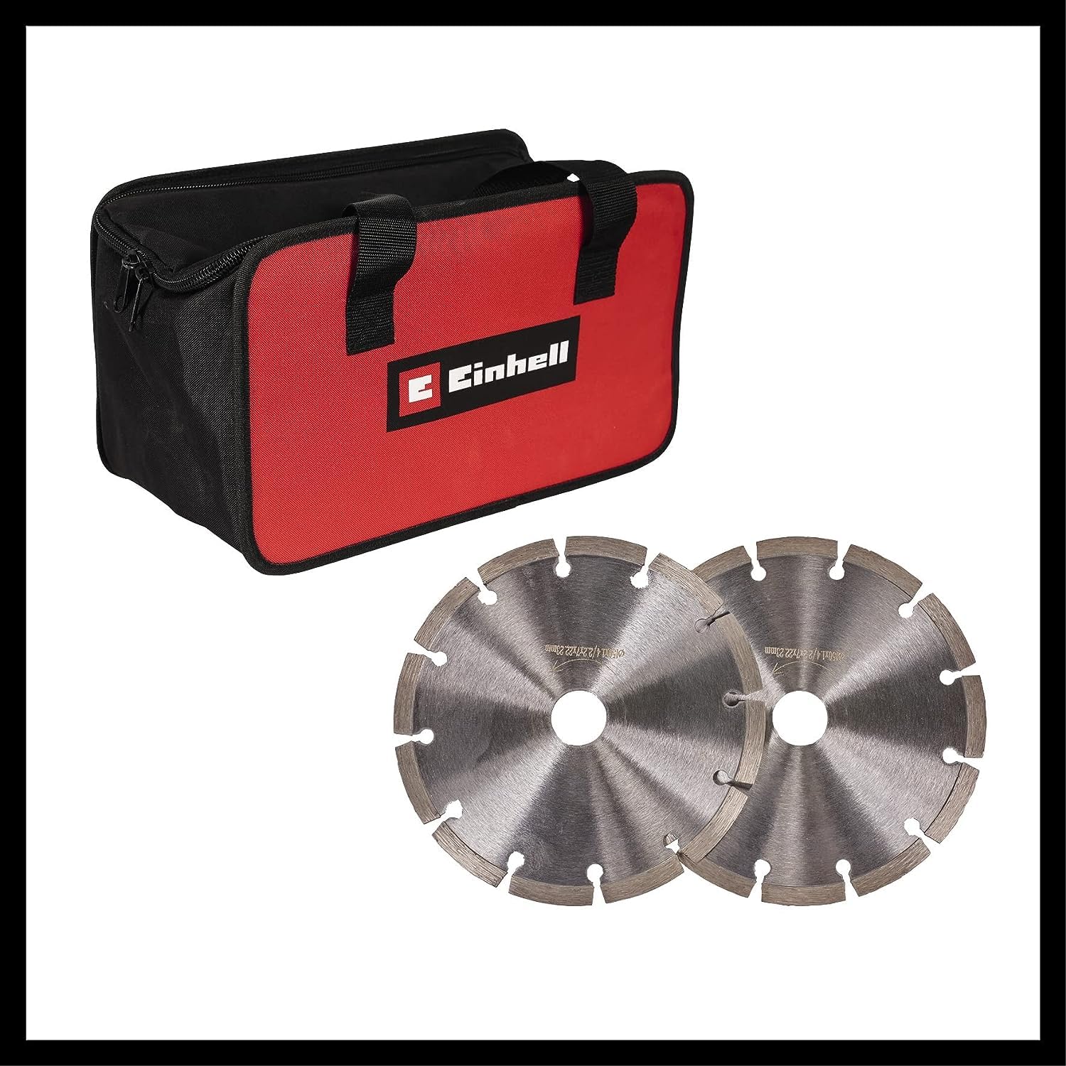 Einhell TE-MA 1500 Wall Chaser (1500W, Variable Cutting Depth & Width, Soft Start, Includes Case + 2 Diamond Blades) - Perfect for Electrical Wiring, Plumbing & DIY Wall Grooving Projects