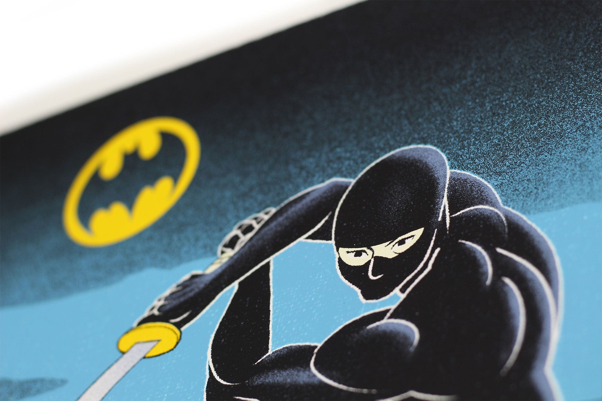 Batman: The Animated Series Night of the Ninja Screenprinted Poster - Limited Edition DC Comics Wall Art for Home, Office & Game Room Decor