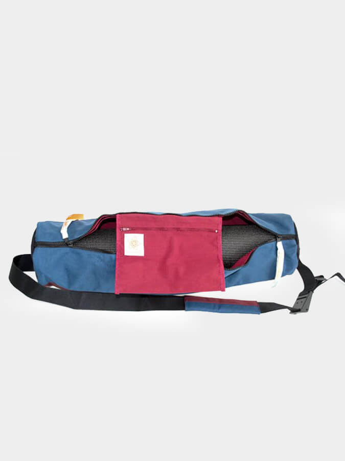 Eco-Friendly Yoga Mat Bag for Yoga Studio & Sun Salutation - £5 Charity Donation Per Purchase - Perfect for Yoga Classes, Gym & Travel